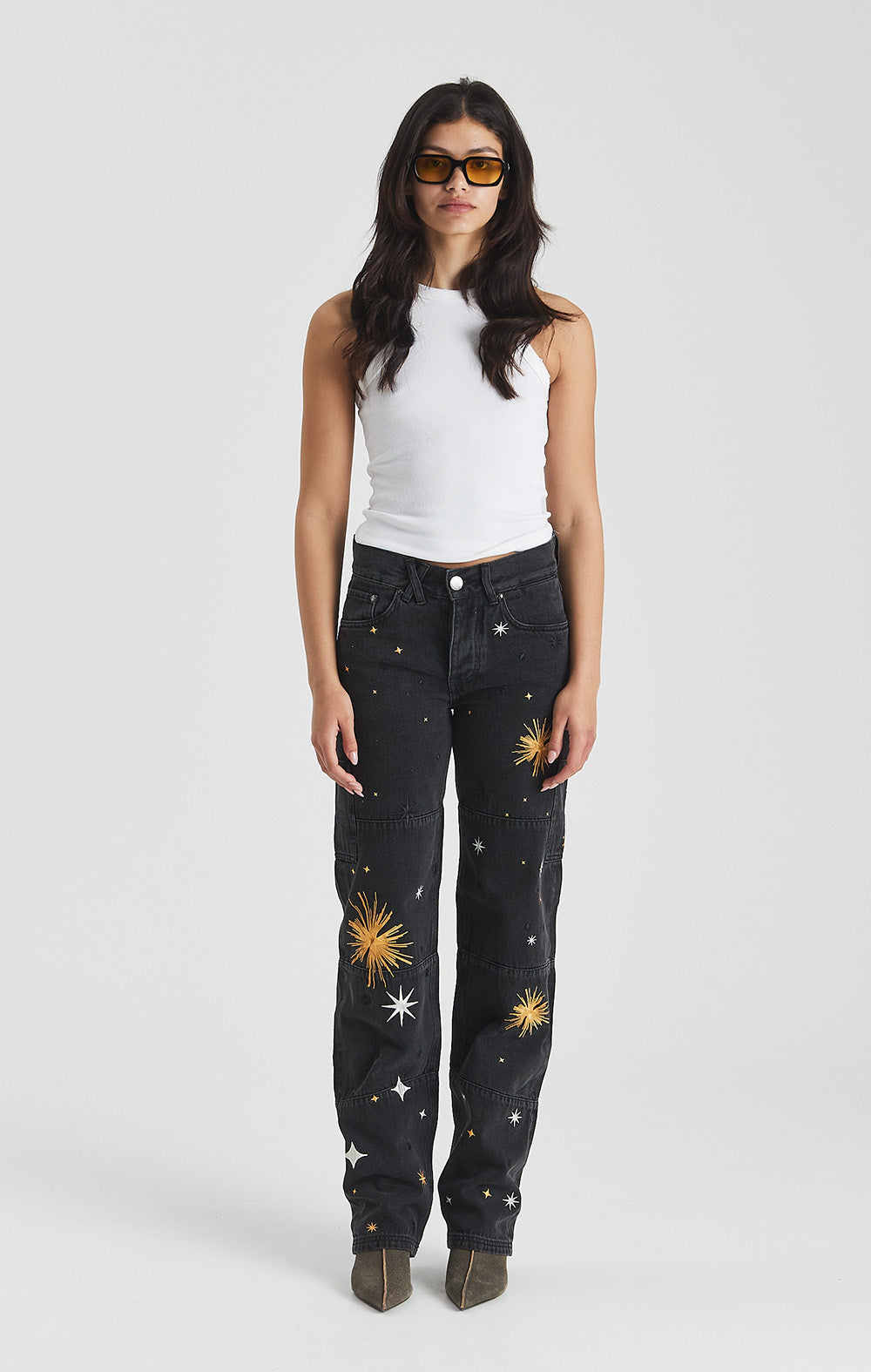 Bright Shooting Star Denim Jeans - ONLY THE BLIND™