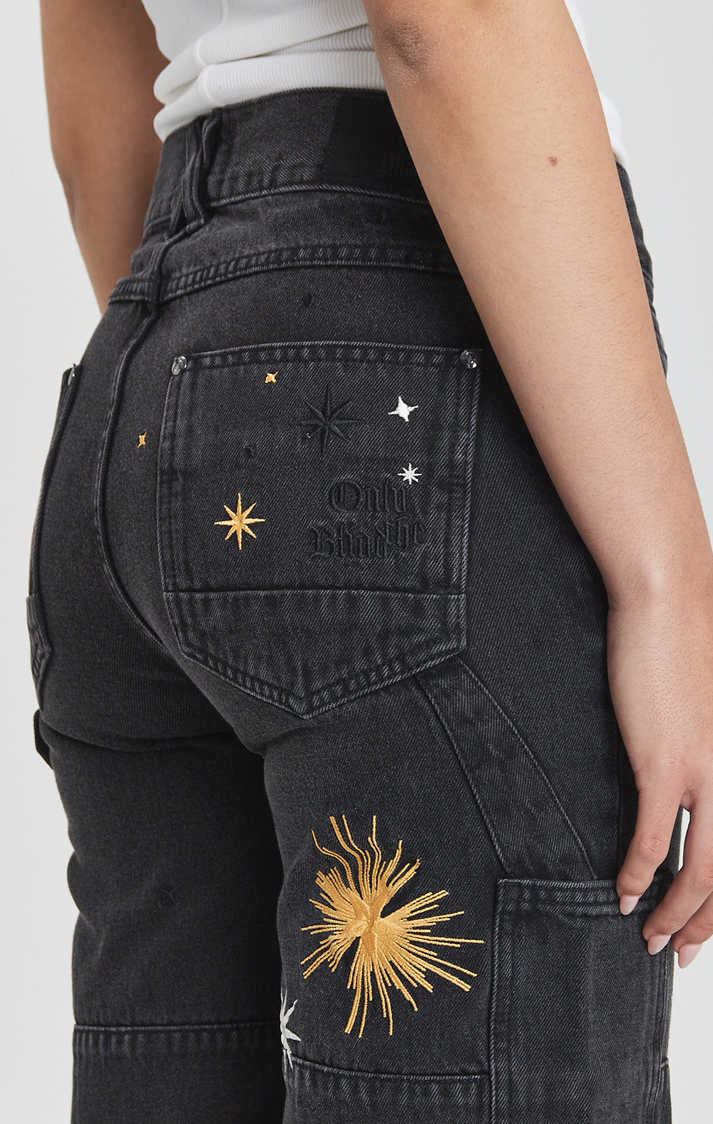 Bright Shooting Star Denim Jeans - ONLY THE BLIND™
