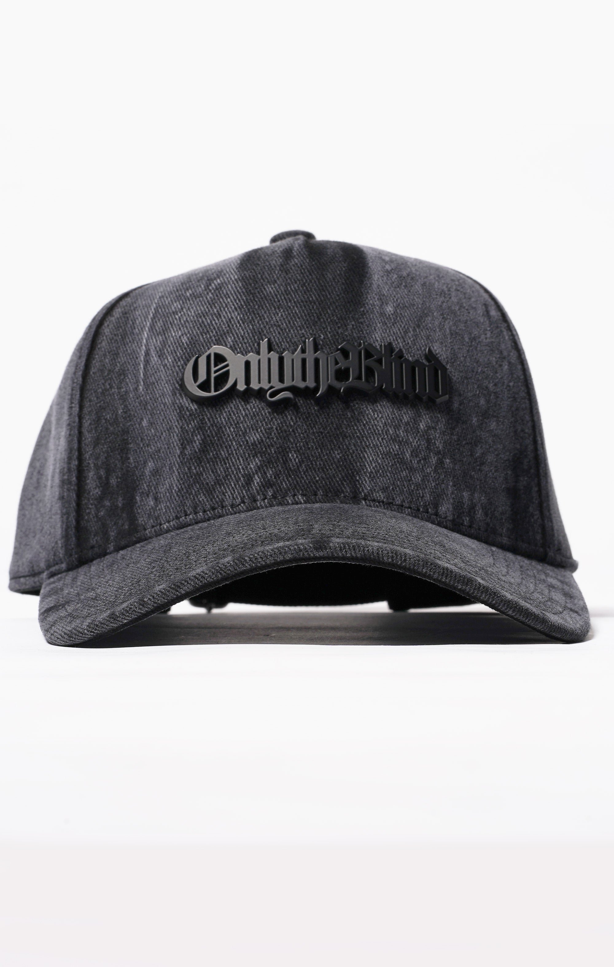 WASHED DENIM LOGO CAP