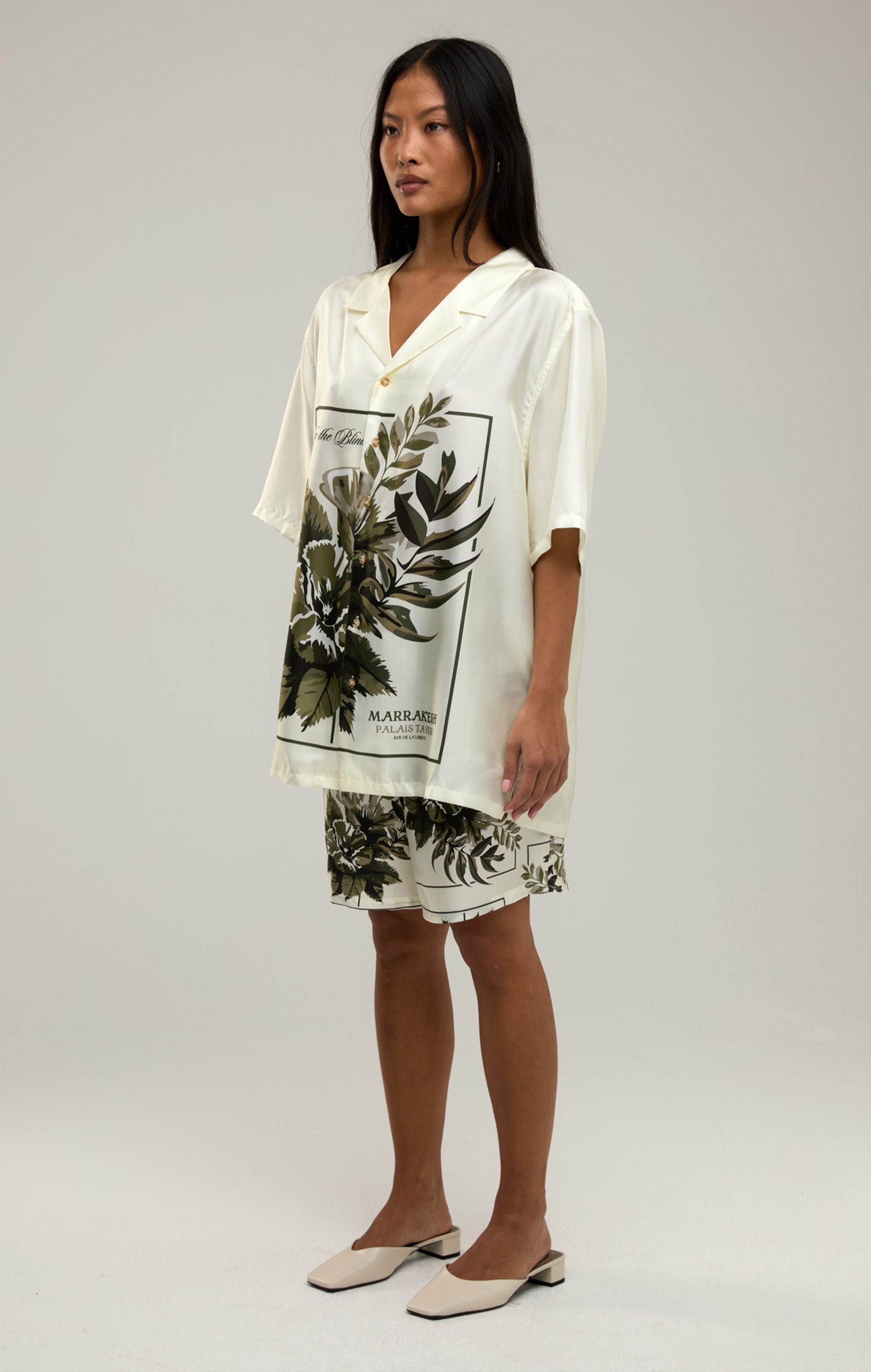 BOTANICAL SILK SHIRT