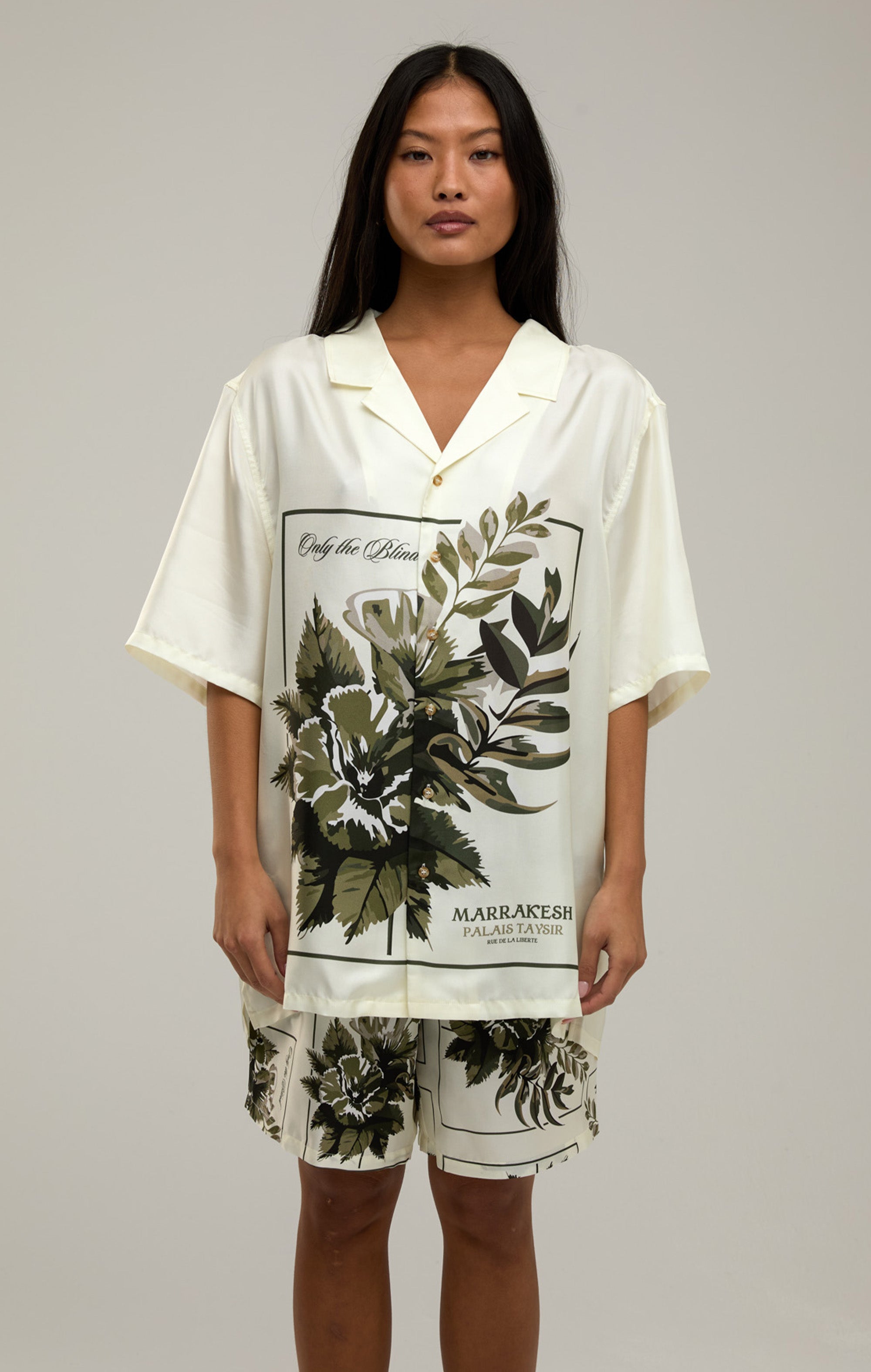 BOTANICAL SILK SHIRT