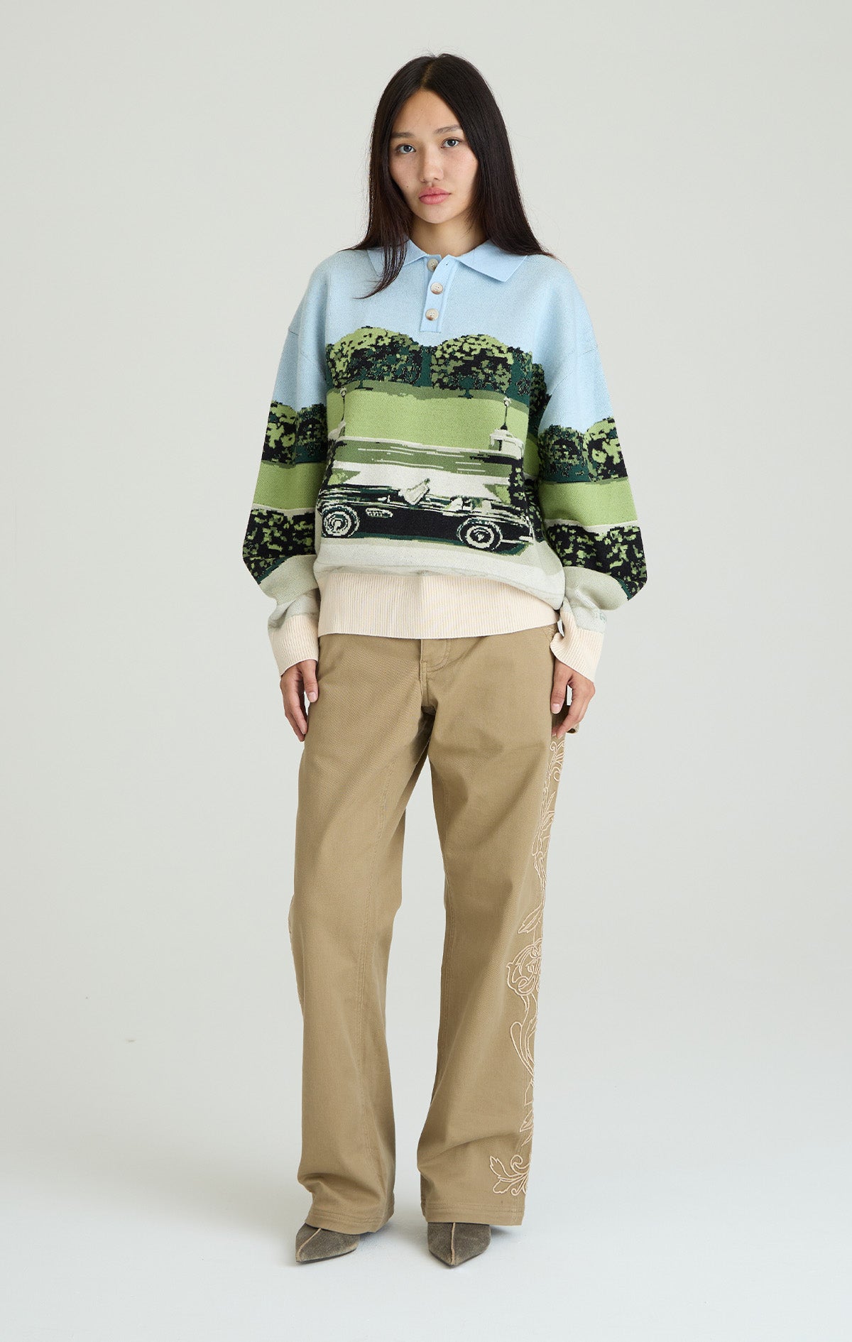 JARDIN DE BLAKE'S KNIT POLO