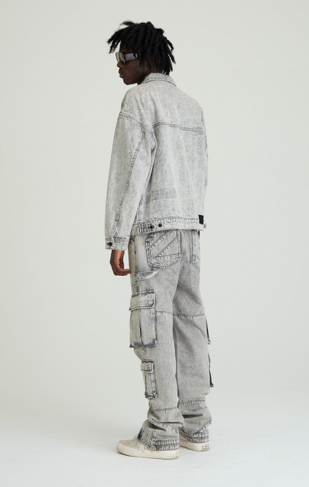GREY ECLIPSE DENIM JACKET