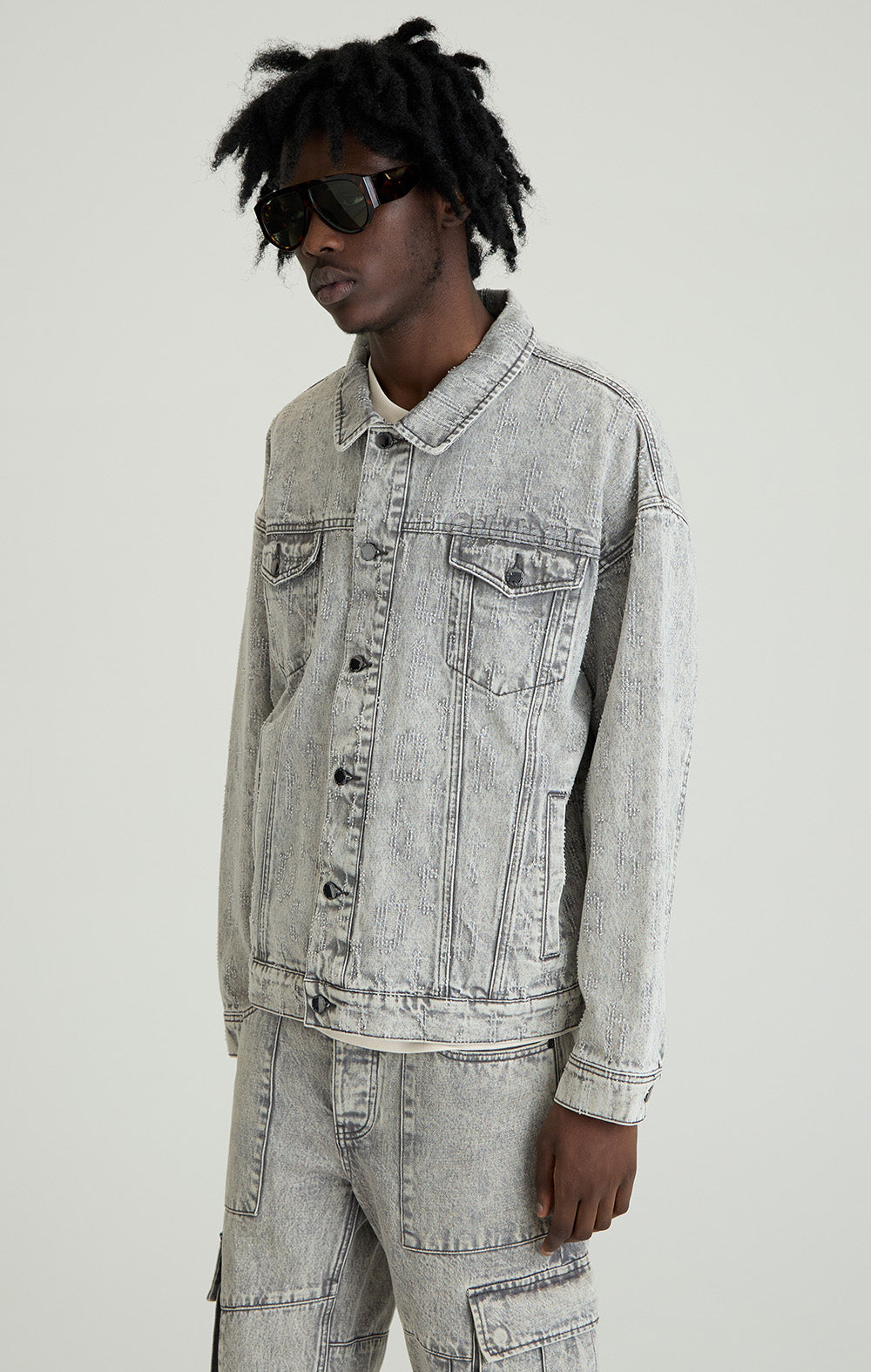 GREY ECLIPSE DENIM JACKET