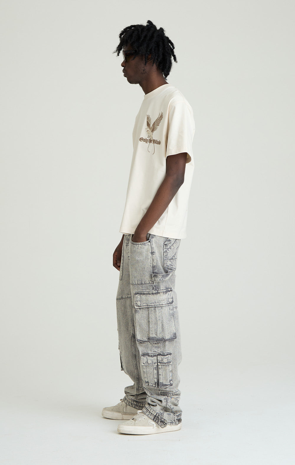 Silver Rock Denim Cargo Jeans