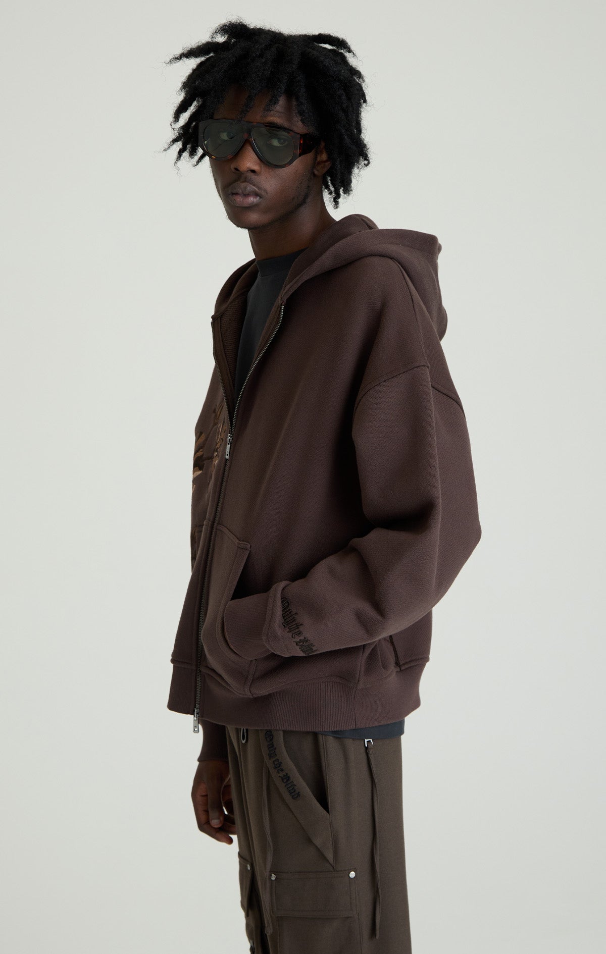 FADING BLOOM ZIP HOODIE