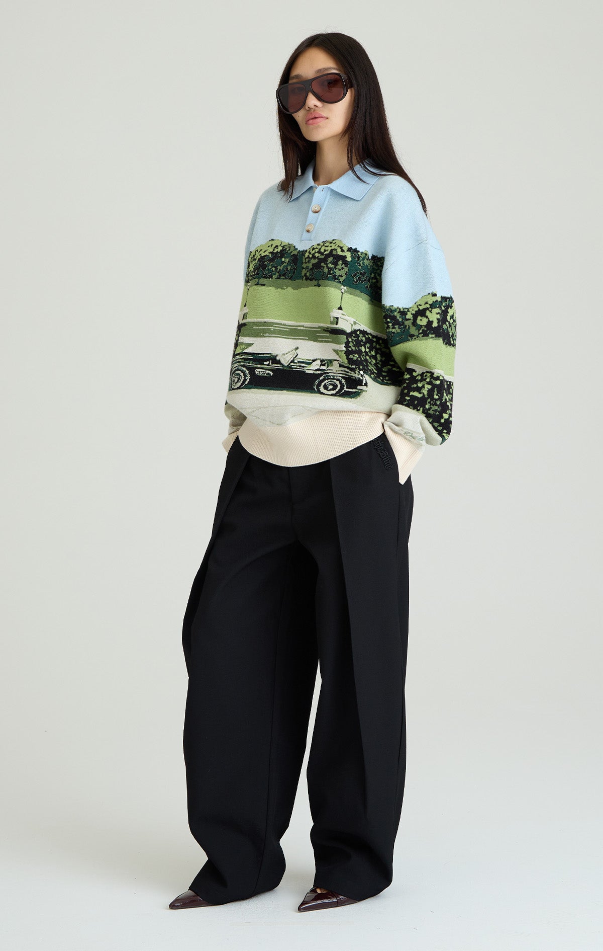 JARDIN DE BLAKE'S KNIT POLO