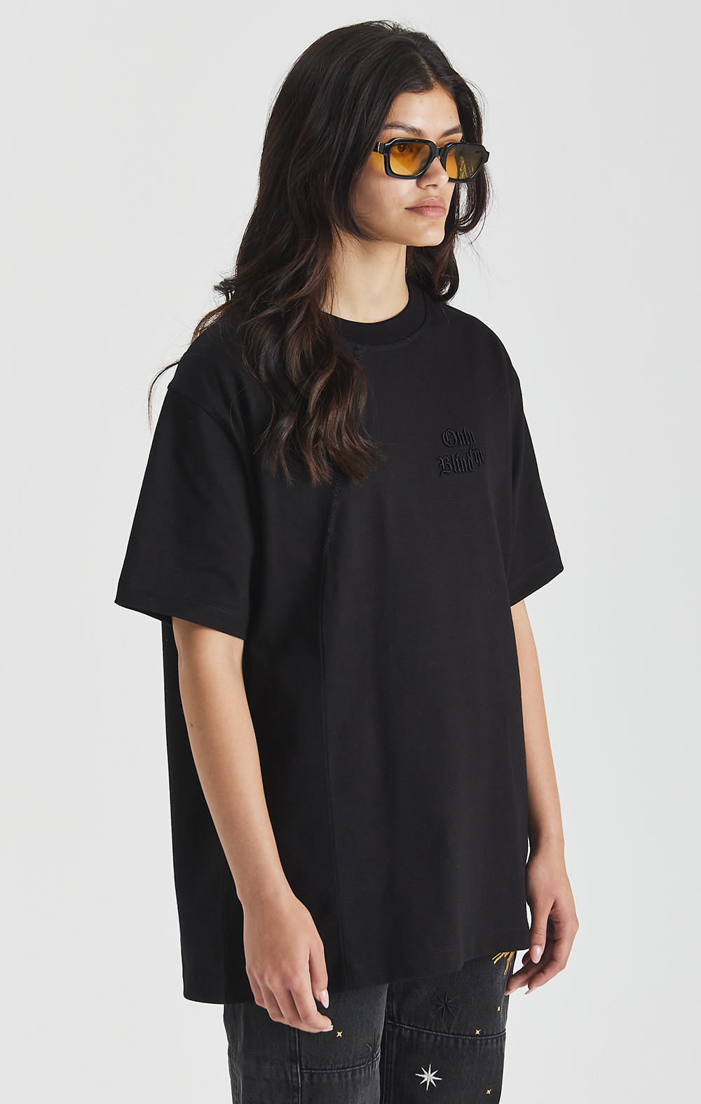 Midnight Split Statement T-shirt - ONLY THE BLIND™