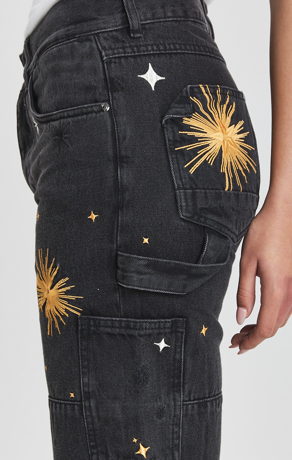 Bright Shooting Star Denim Jeans - ONLY THE BLIND™