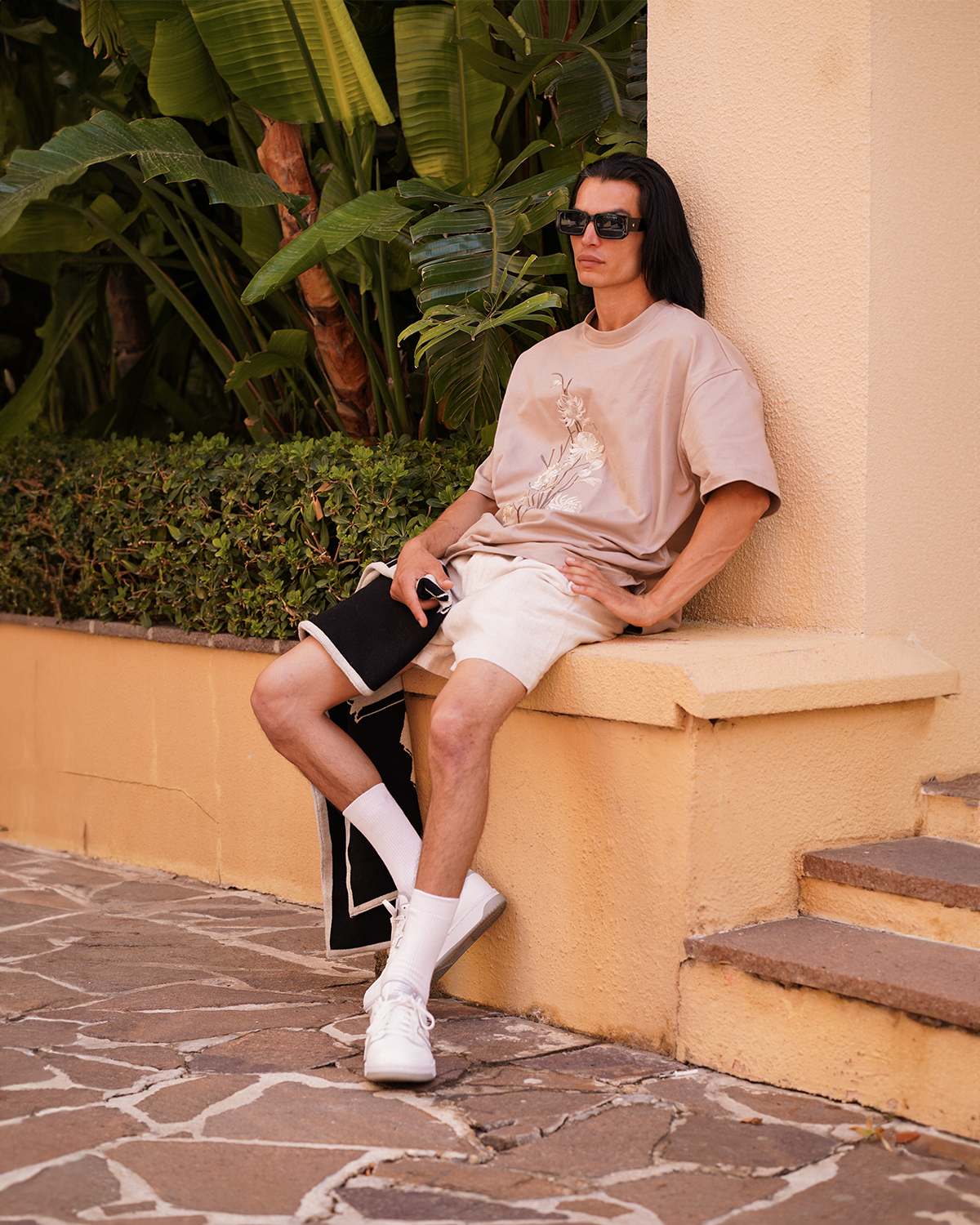 Stone Ogiku Floral T-shirt - ONLY THE BLIND™