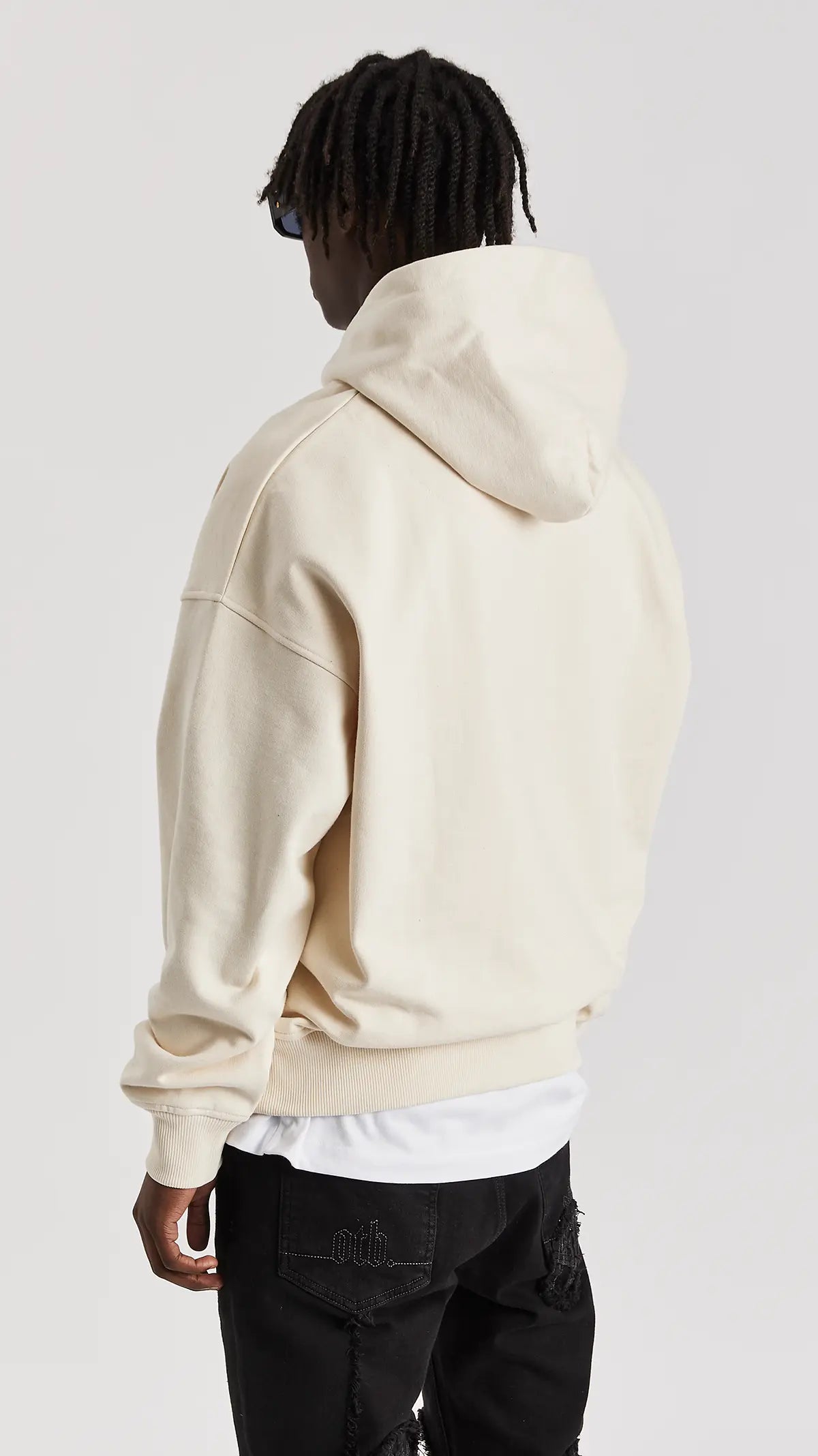 Beige Heron Hoodie - ONLY THE BLIND™