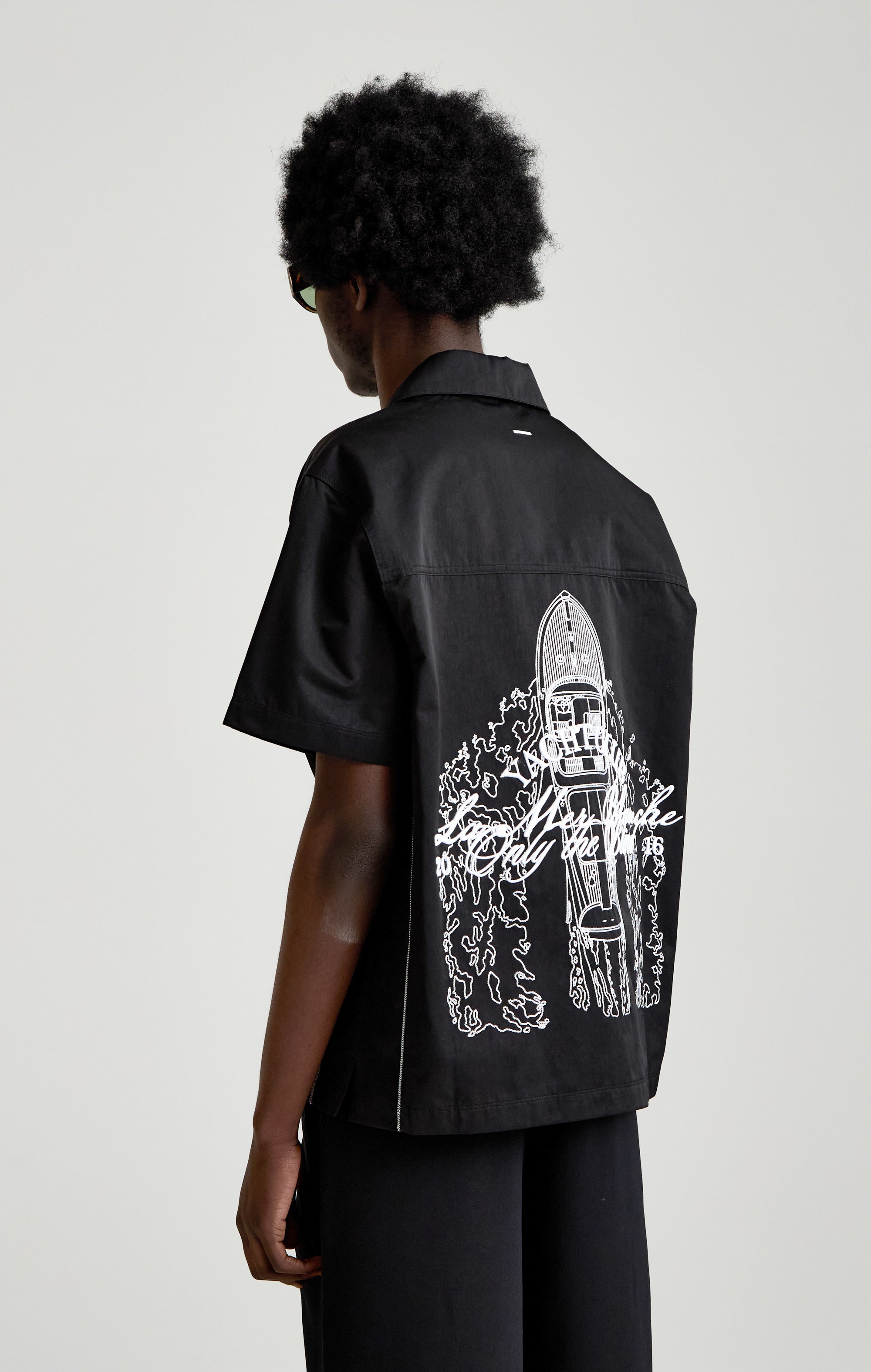 BLACK YACHT CLUB SHIRT