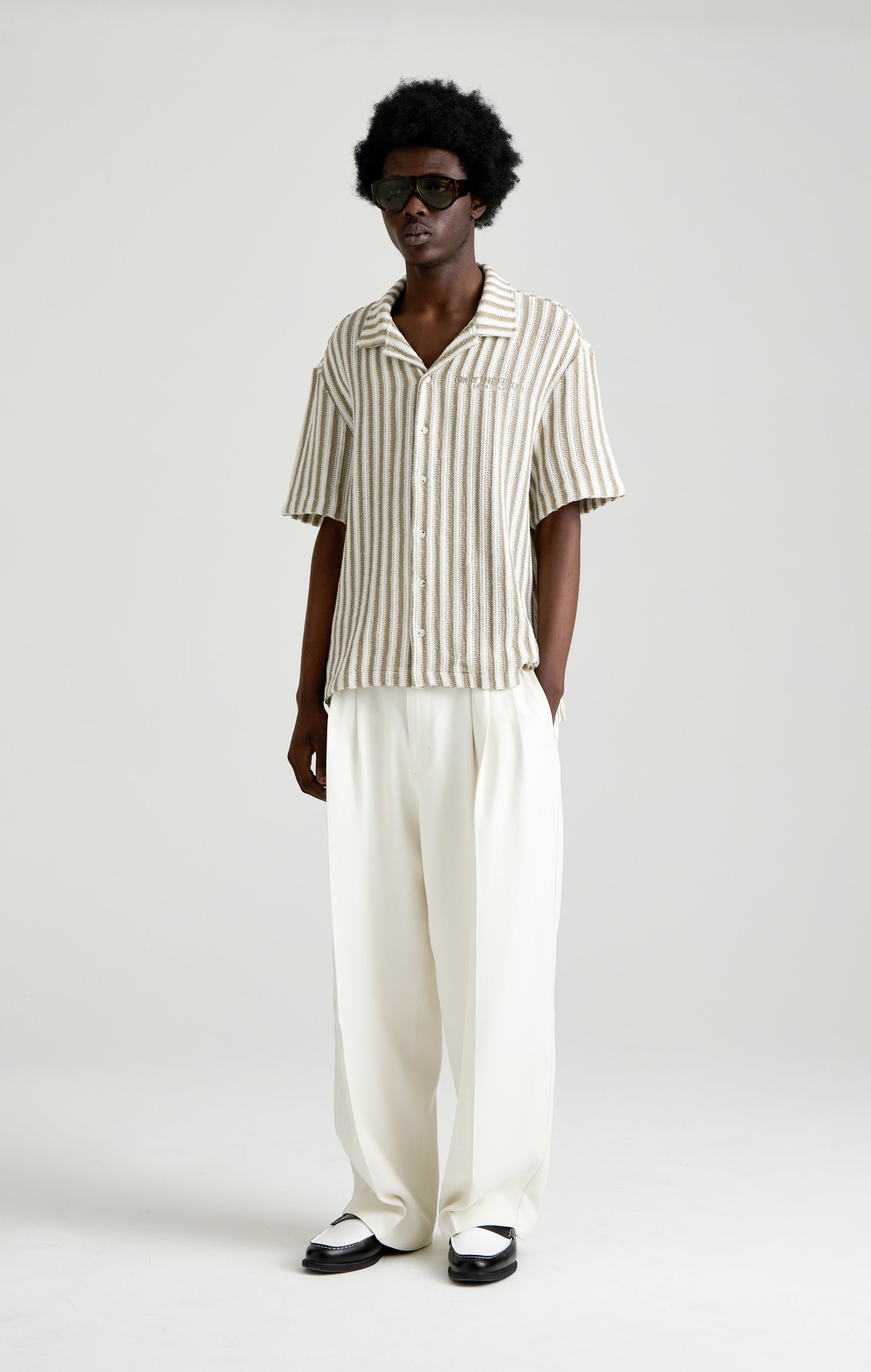 CROCHET RESORT SHIRT