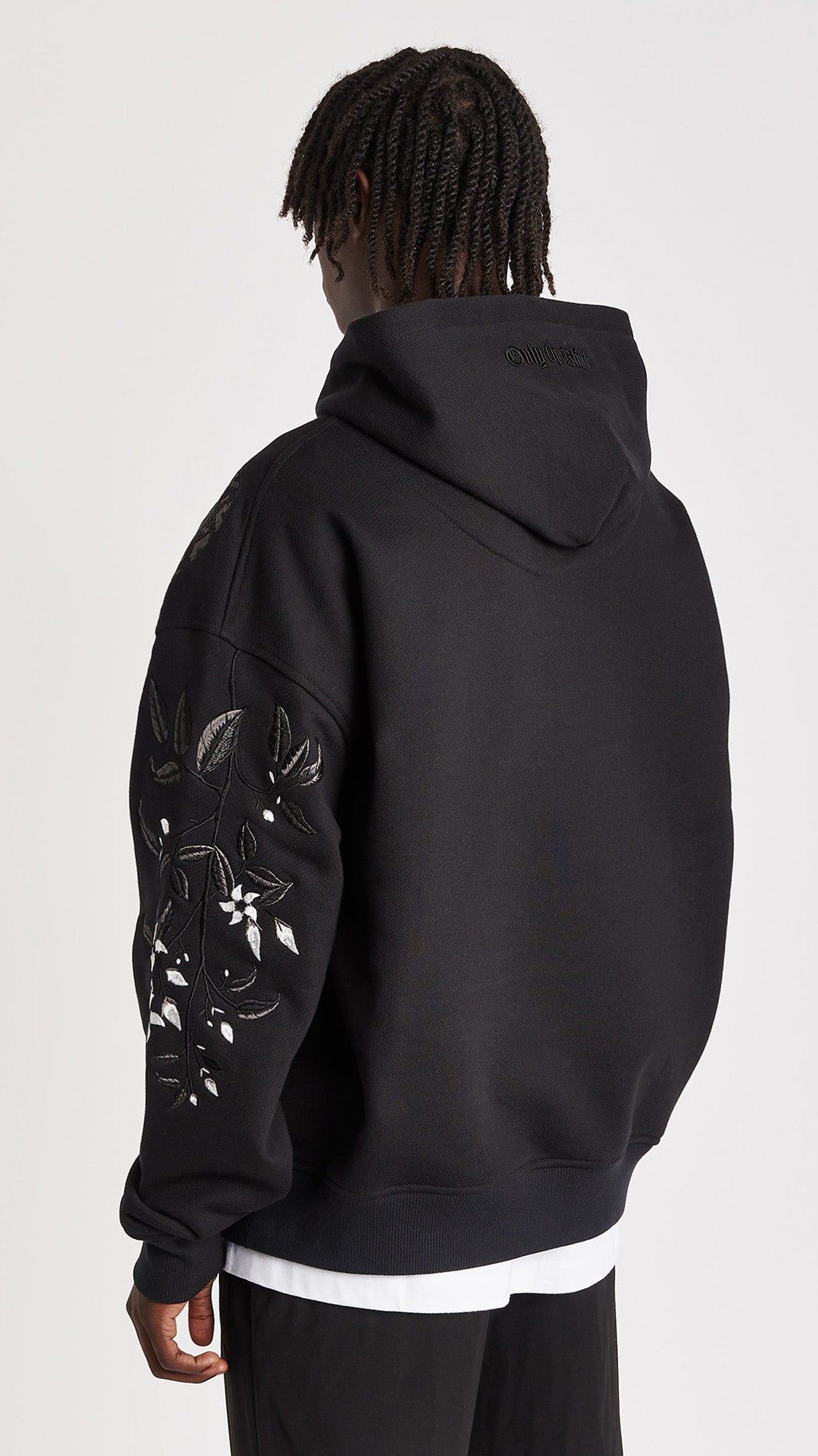 Night Python Embroidered Hoodie - ONLY THE BLIND™