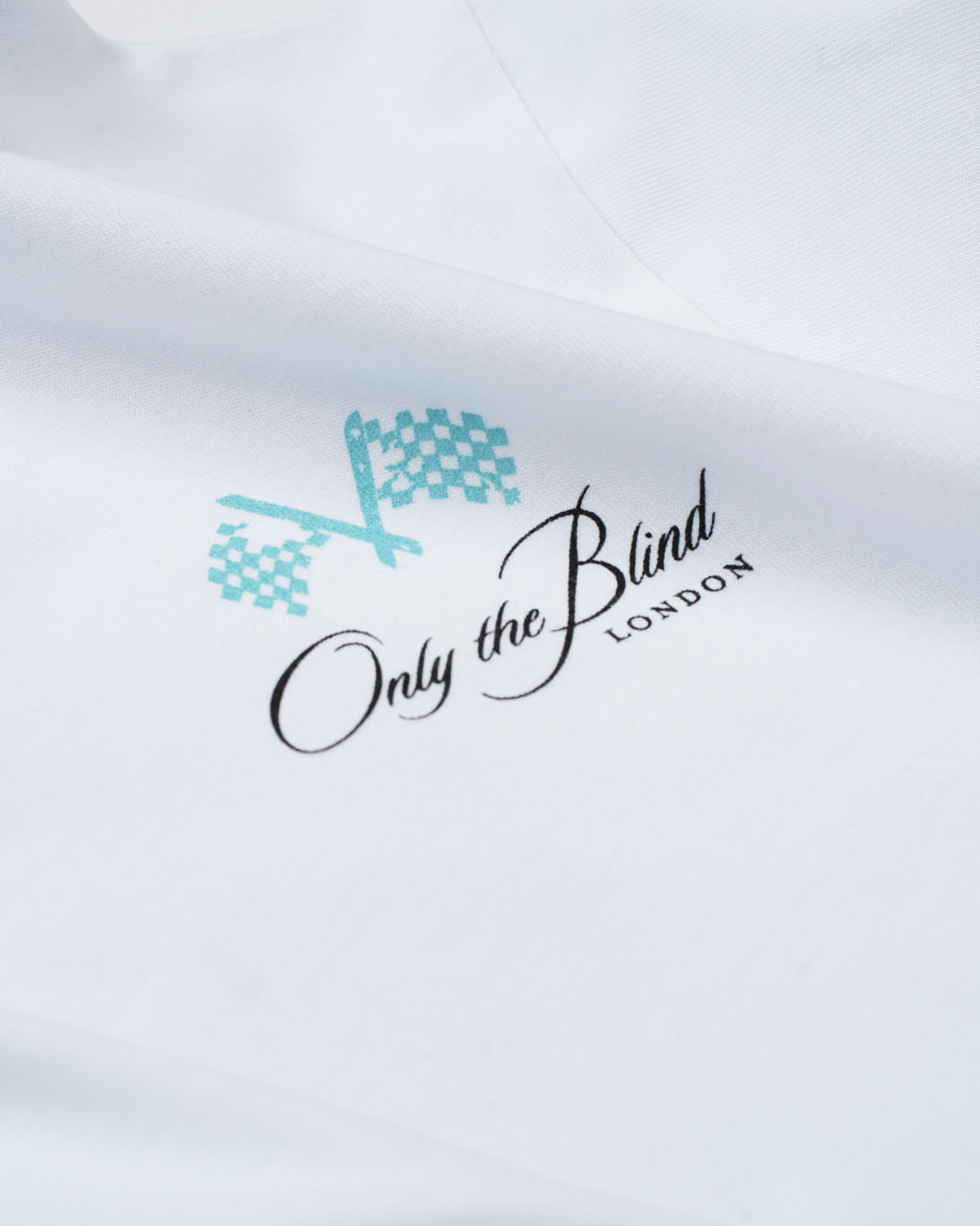 WHITE MOTORSPORT T-SHIRT - ONLY THE BLIND™