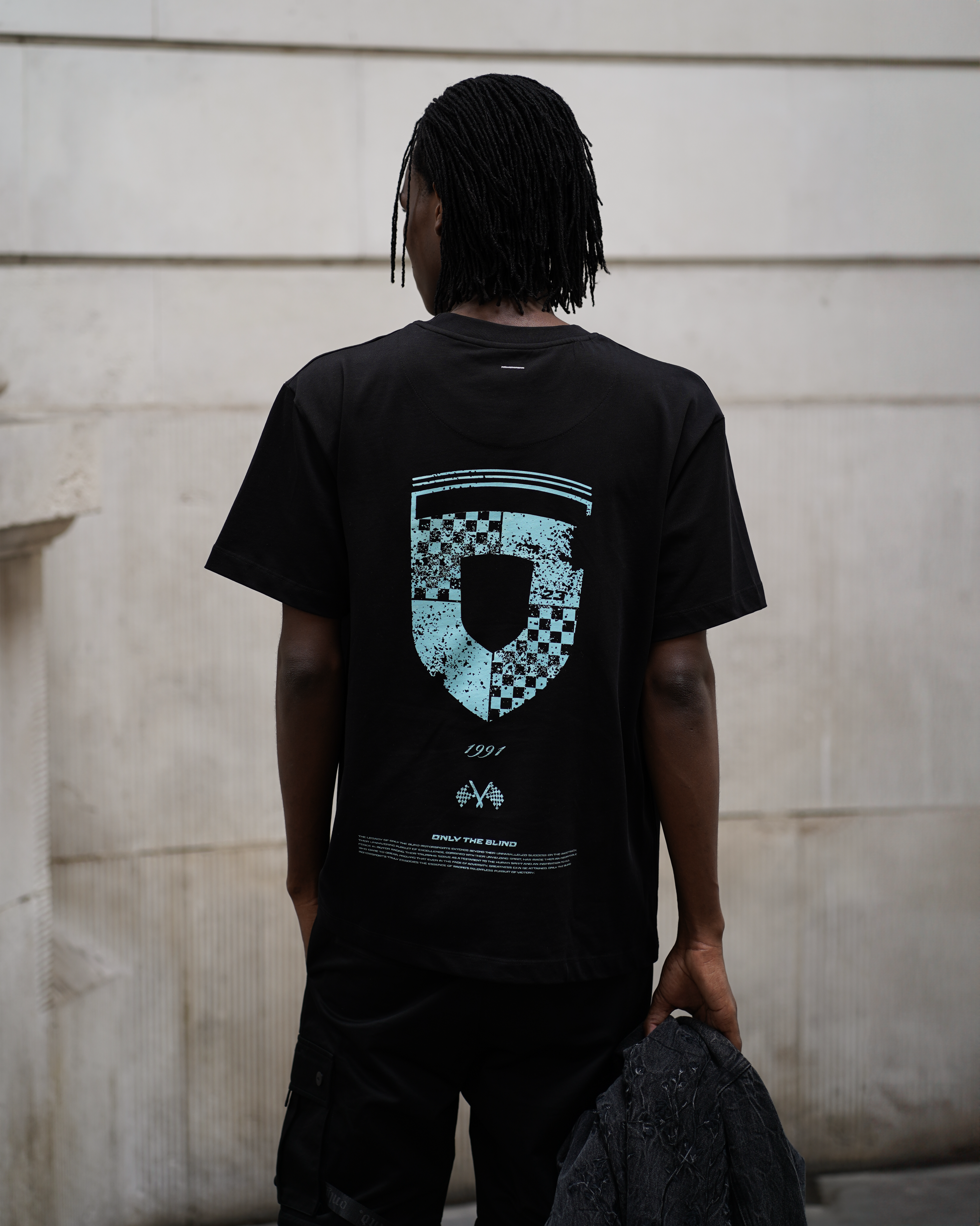 BLACK MOTORSPORT T-SHIRT - ONLY THE BLIND™