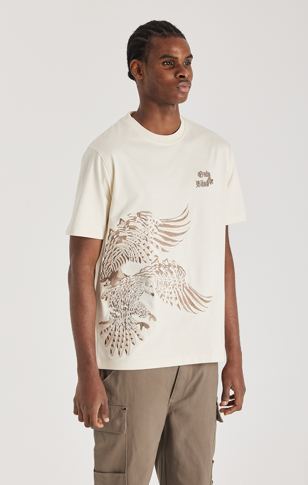 UNDYED FALCON T-SHIRT - ONLY THE BLIND™