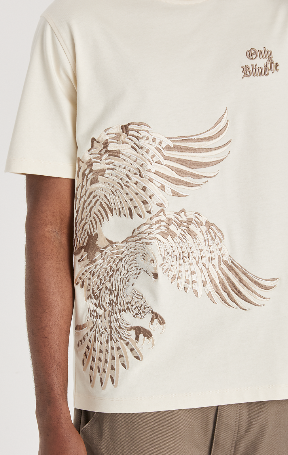 UNDYED FALCON T-SHIRT - ONLY THE BLIND™