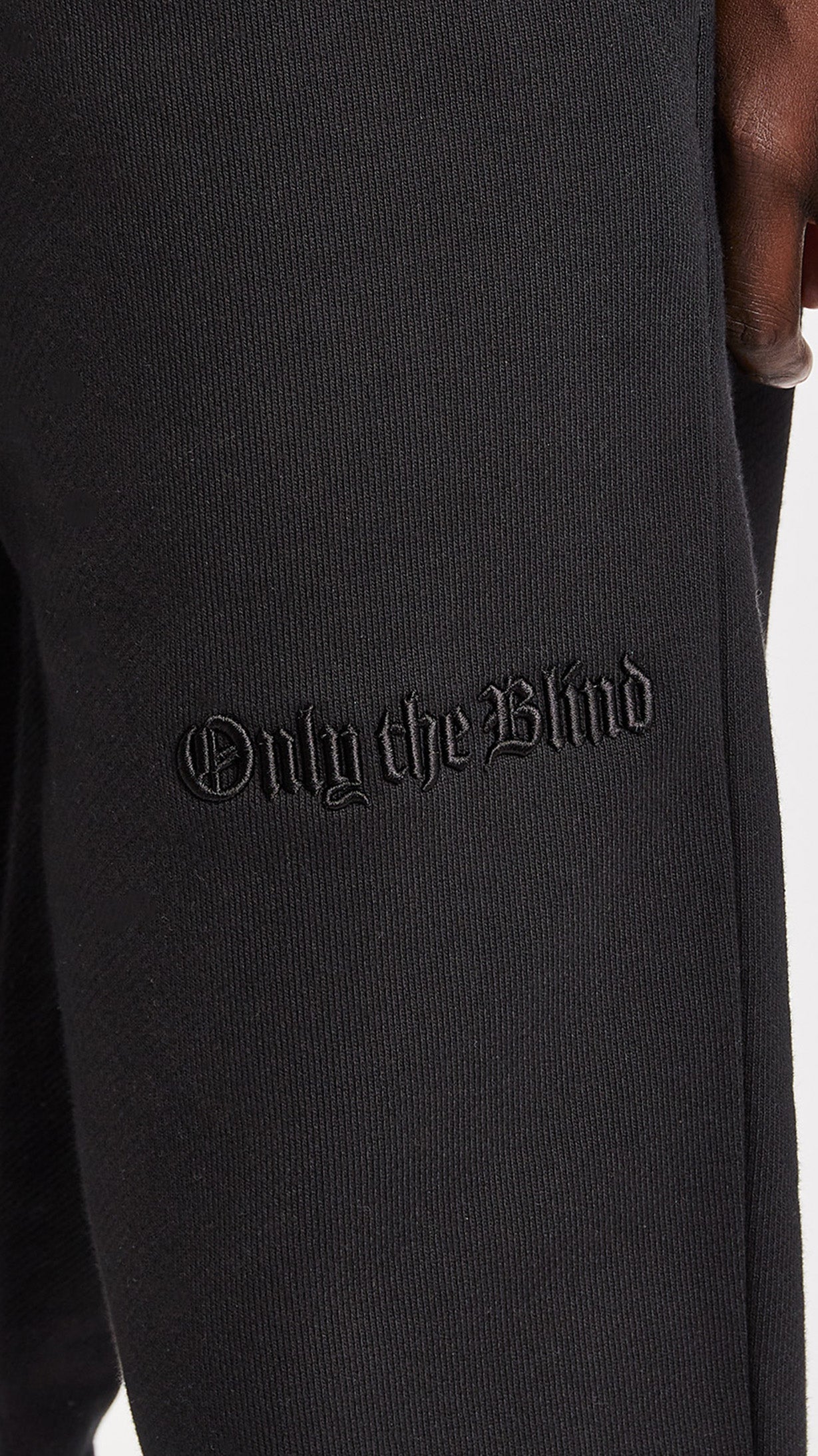 Night Python Embroidered Sweatpants - ONLY THE BLIND™