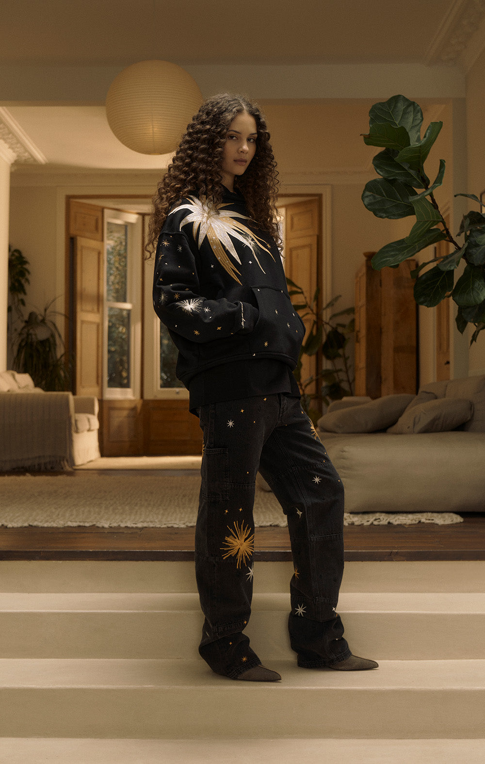 Bright Shooting Star Denim Jeans - ONLY THE BLIND™