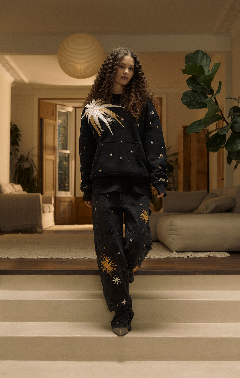 Bright Shooting Star Denim Jeans - ONLY THE BLIND™