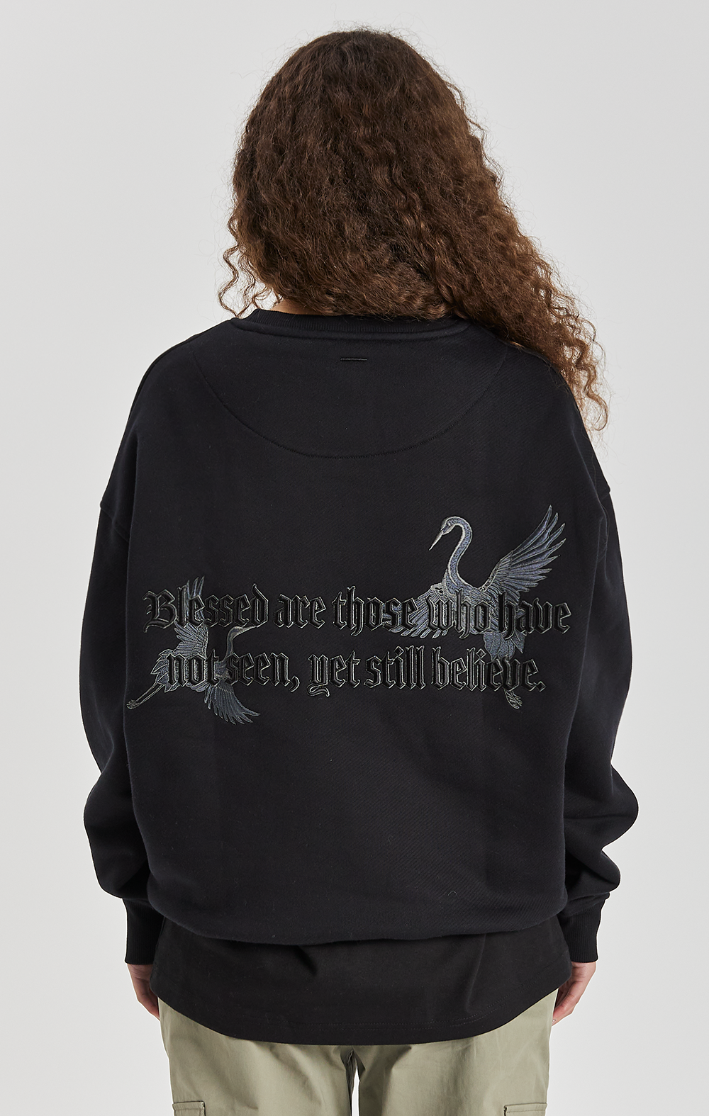 Dark Crane Statement Crew - ONLY THE BLIND™