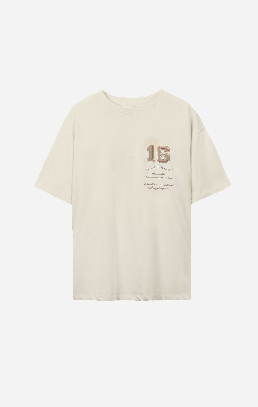 Sand Varsity T-Shirt - ONLY THE BLIND™