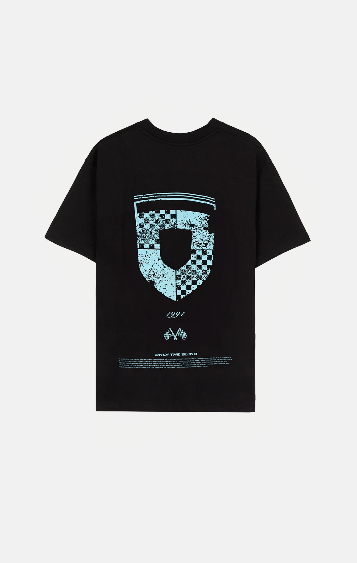 BLACK MOTORSPORT T-SHIRT - ONLY THE BLIND™