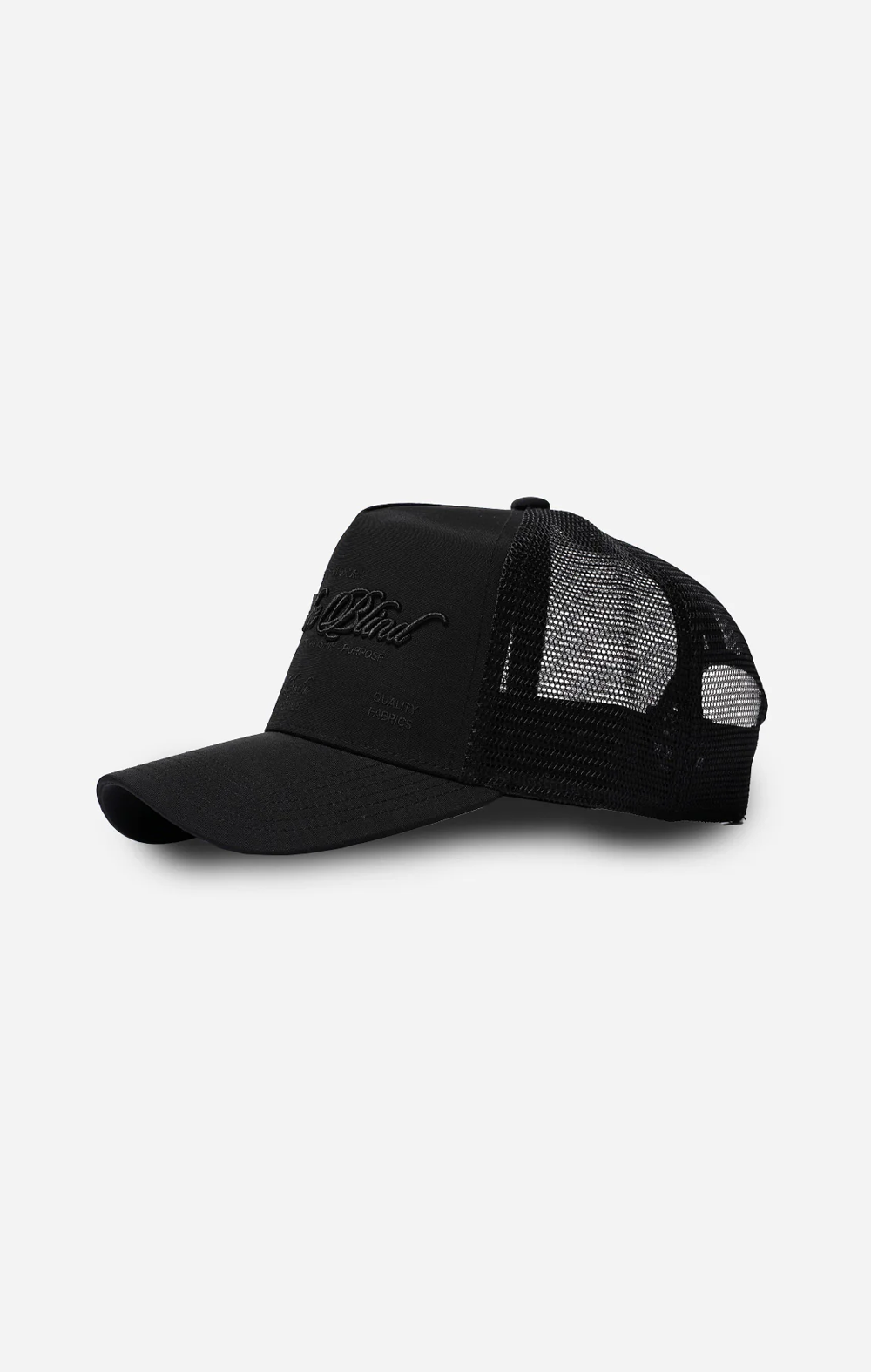 BLACK SPECIALIST TRUCKER CAP