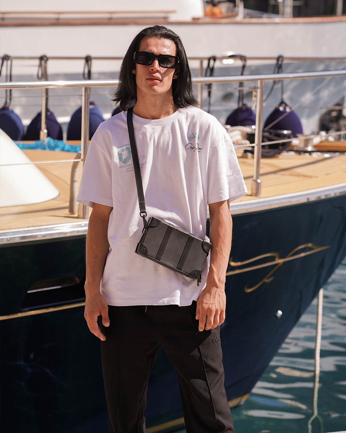 WHITE MOTORSPORT T-SHIRT - ONLY THE BLIND™