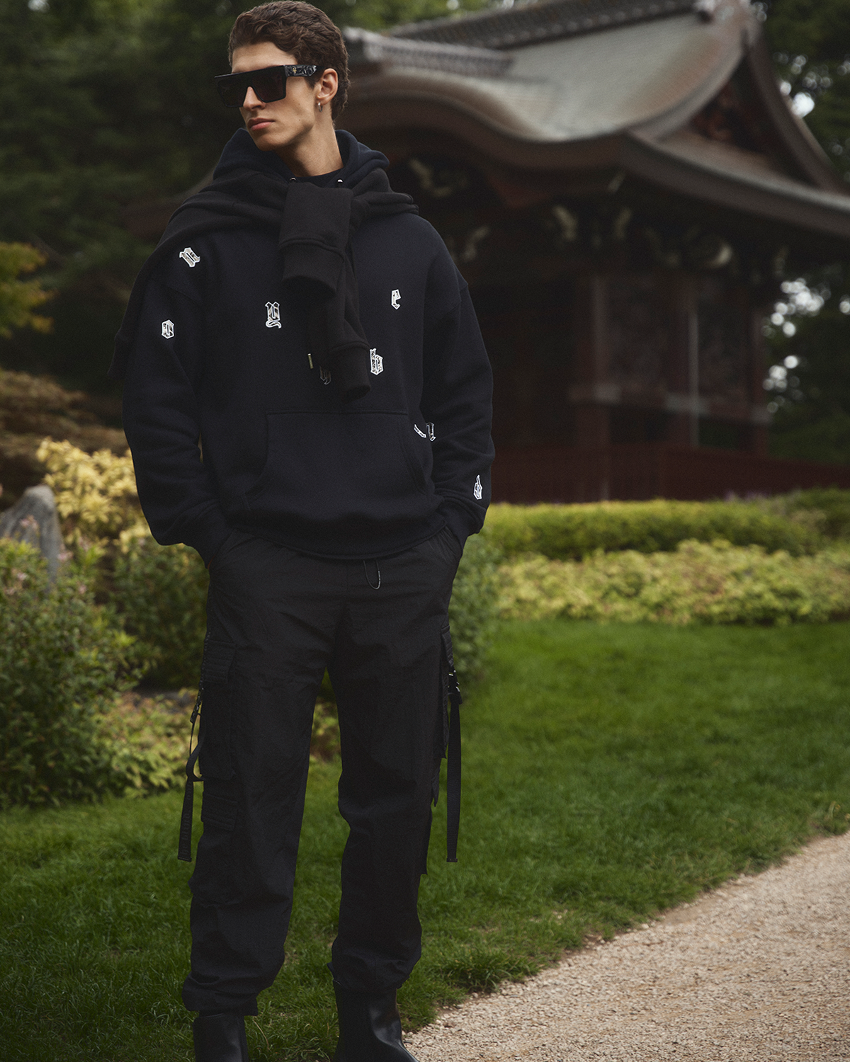 Black Nylon Cargos - ONLY THE BLIND™