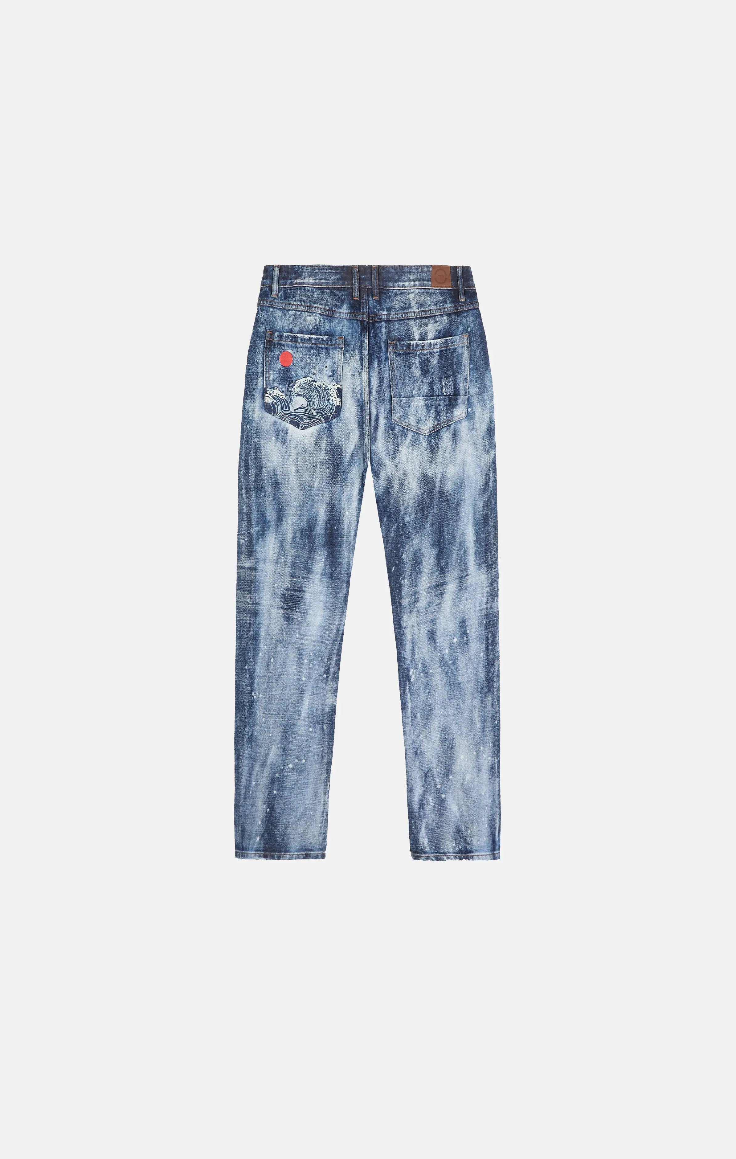 Selvedge Denim Ice Blue Heavy Bleached ONLY THE BLIND