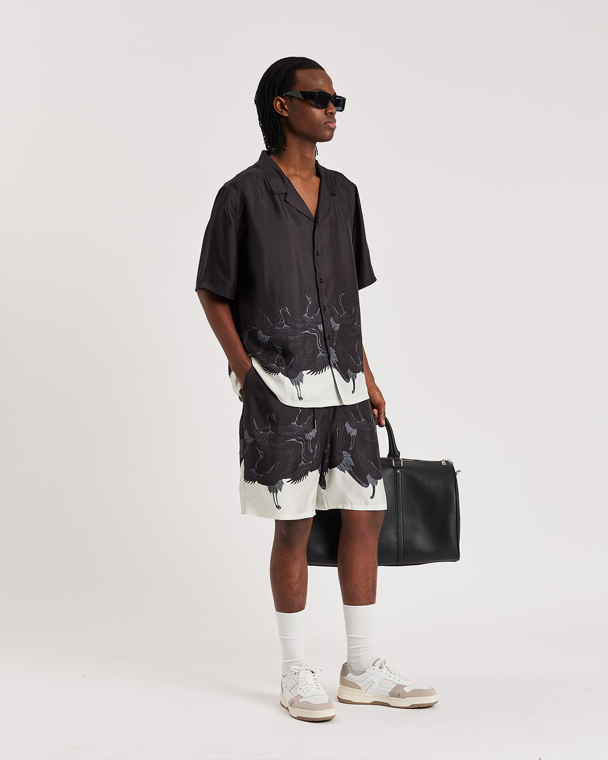 Crane Silk Shorts - ONLY THE BLIND™