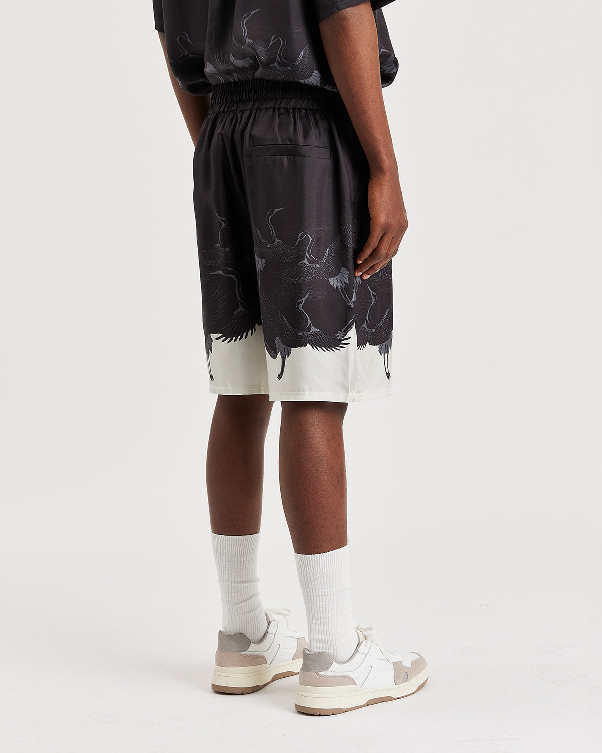 Crane Silk Shorts - ONLY THE BLIND™