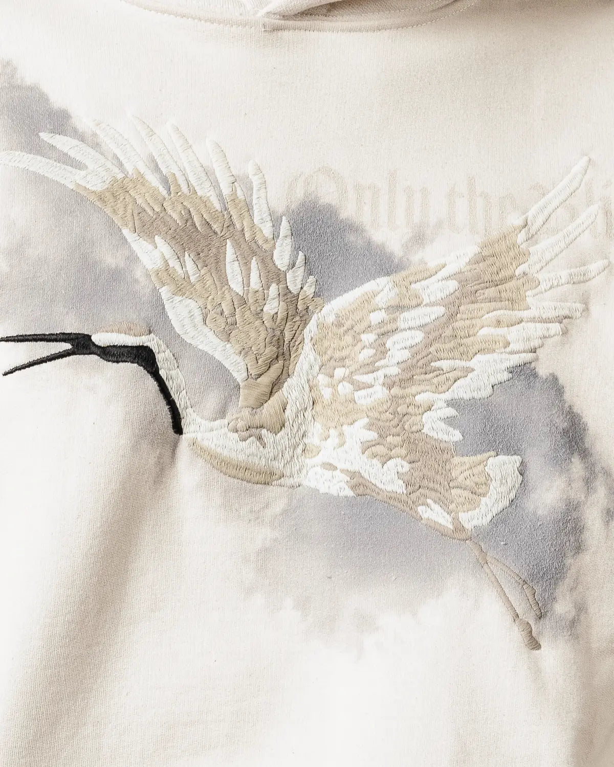 Beige Heron Hoodie - ONLY THE BLIND™