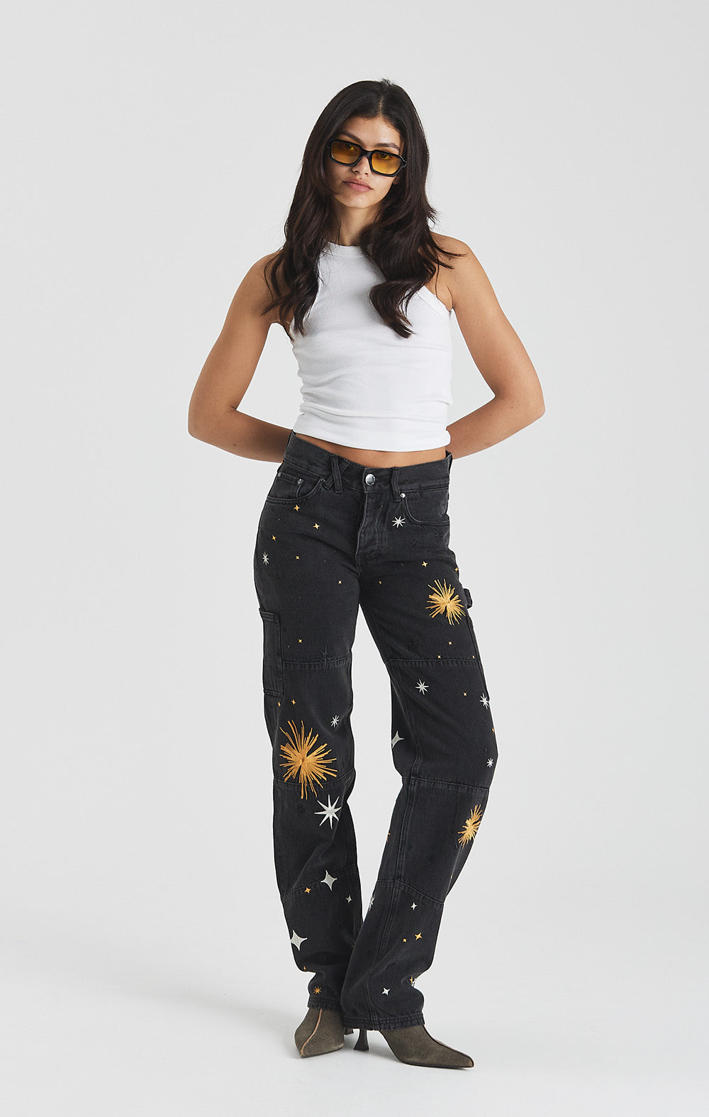 Bright Shooting Star Denim Jeans