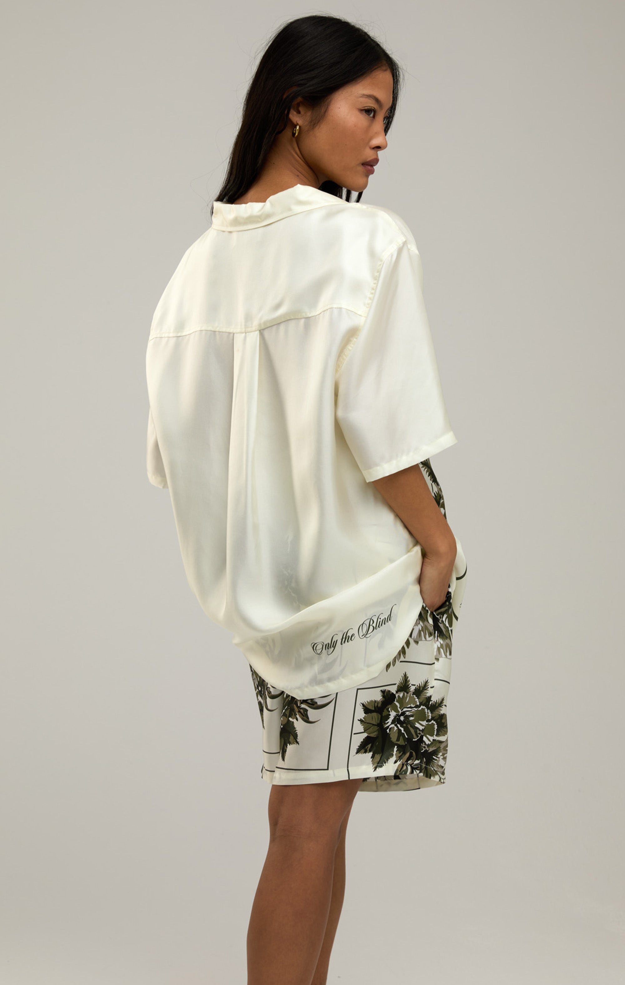 BOTANICAL SILK SHIRT