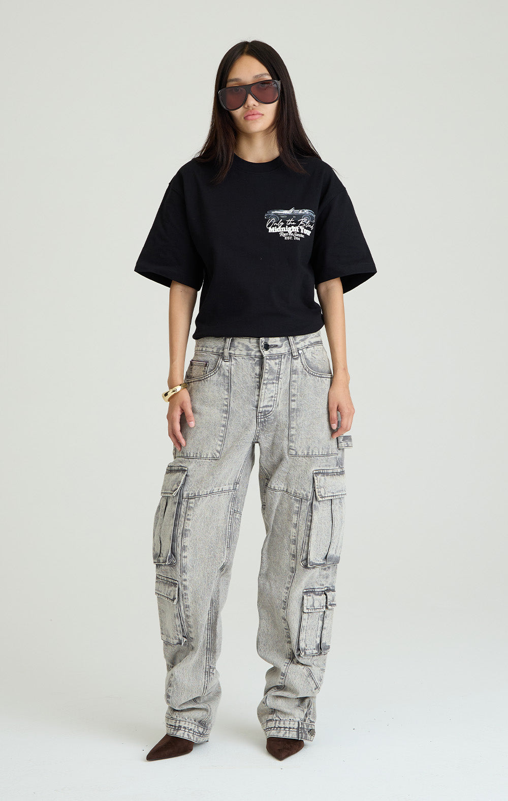 Silver Rock Denim Cargo Jeans