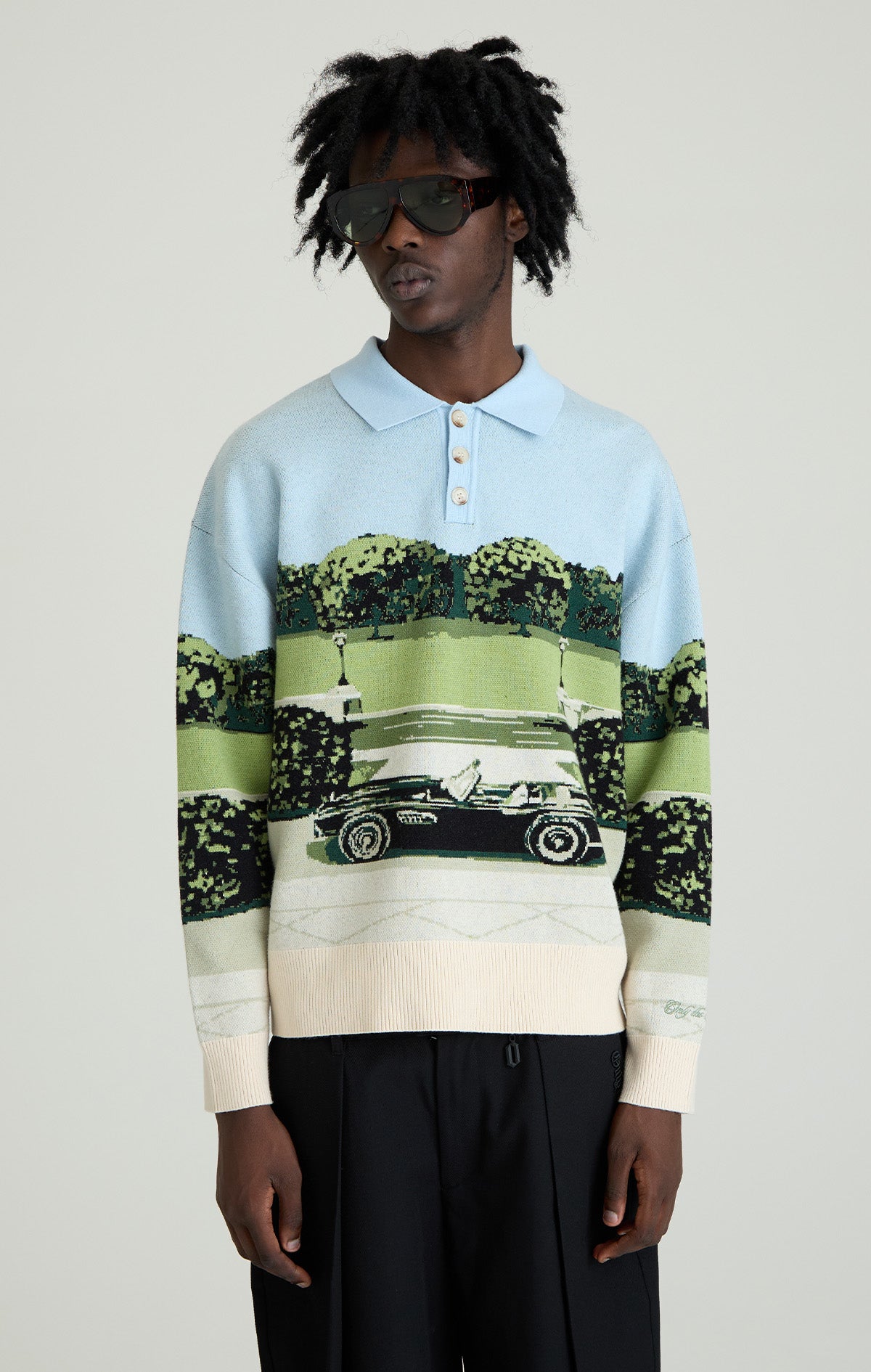JARDIN DE BLAKE'S KNIT POLO