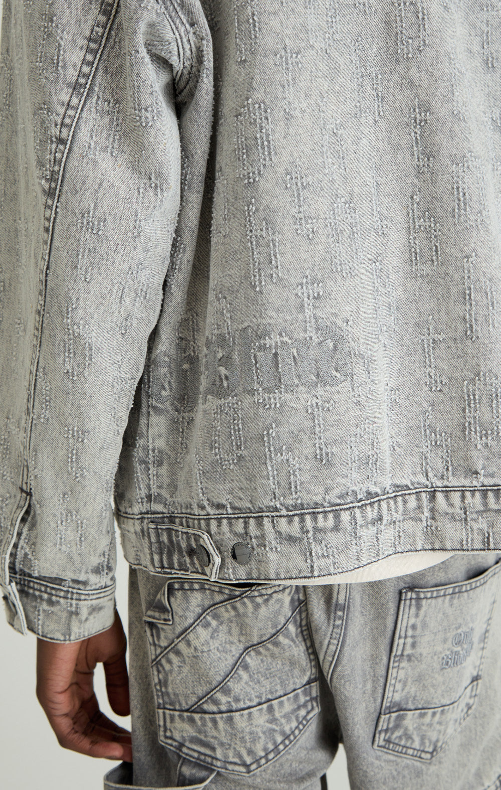 GREY ECLIPSE DENIM JACKET