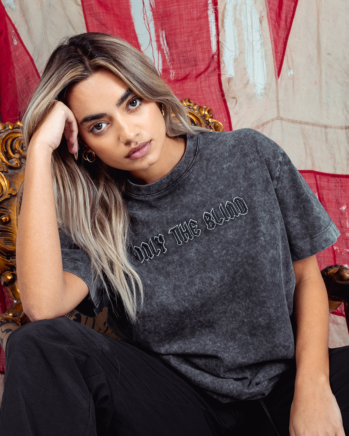 Stonewash Statement T-Shirt - ONLY THE BLIND™