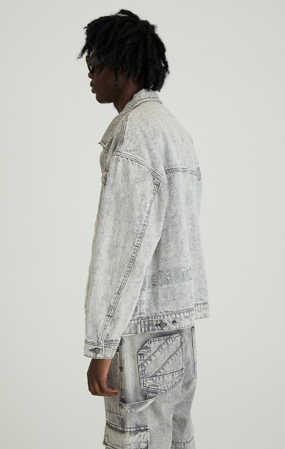 GREY ECLIPSE DENIM JACKET