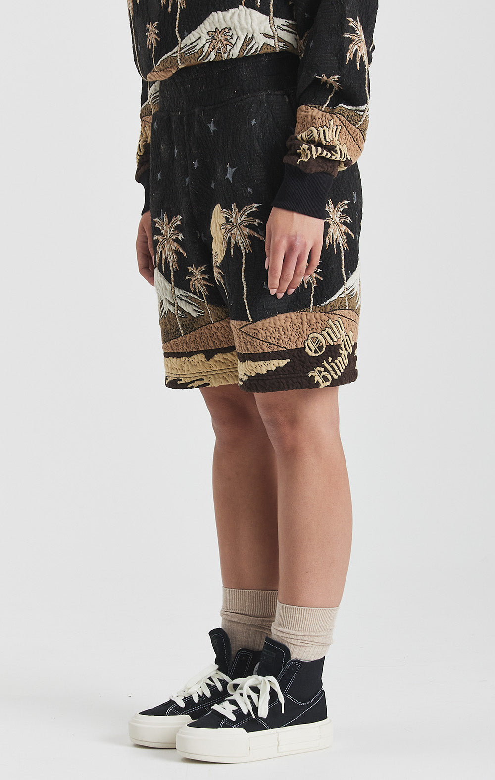 Sepia Mountain Jacquard Shorts