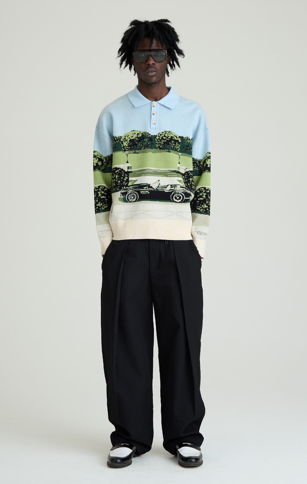 JARDIN DE BLAKE'S KNIT POLO