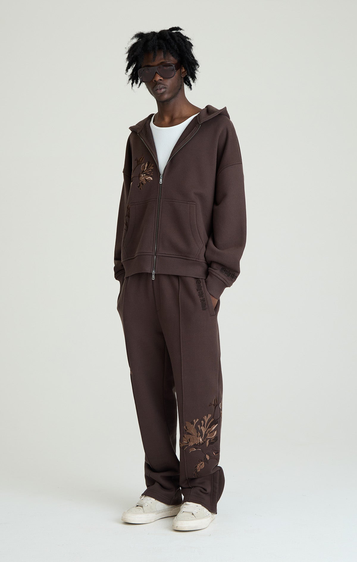 FADING BLOOM ZIP HOODIE