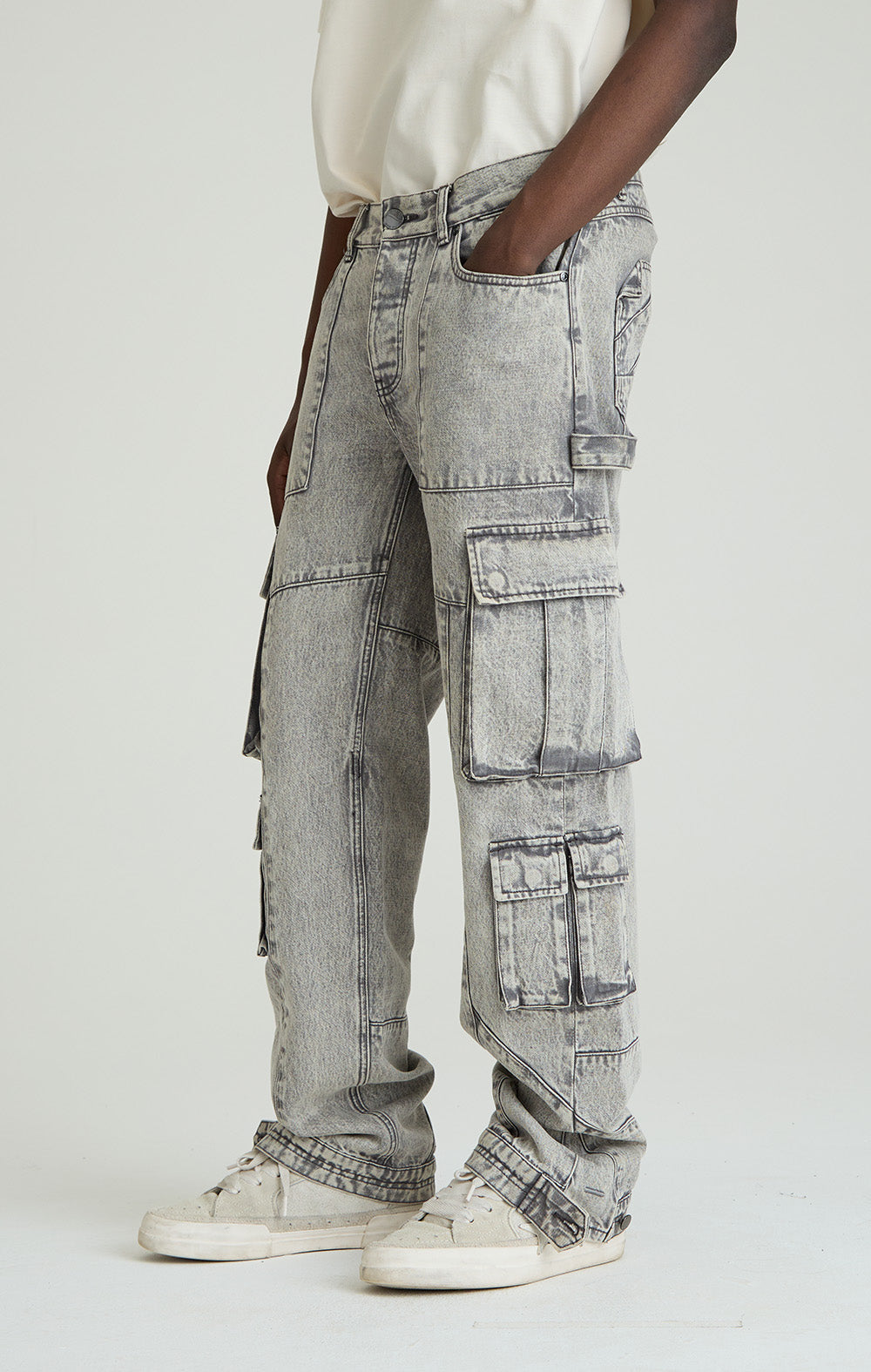 Silver Rock Denim Cargo Jeans