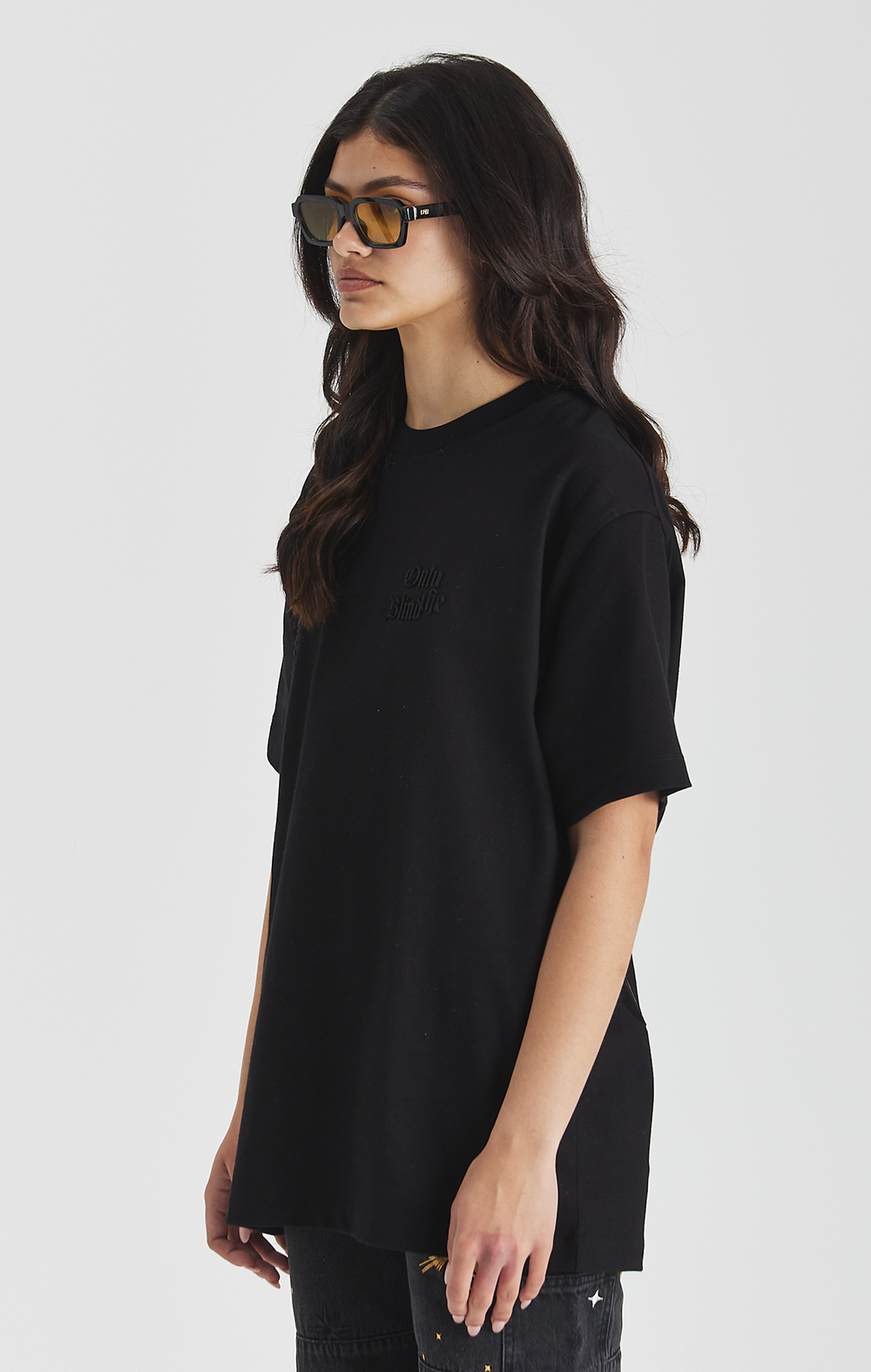 Midnight Split Statement T-shirt - ONLY THE BLIND™