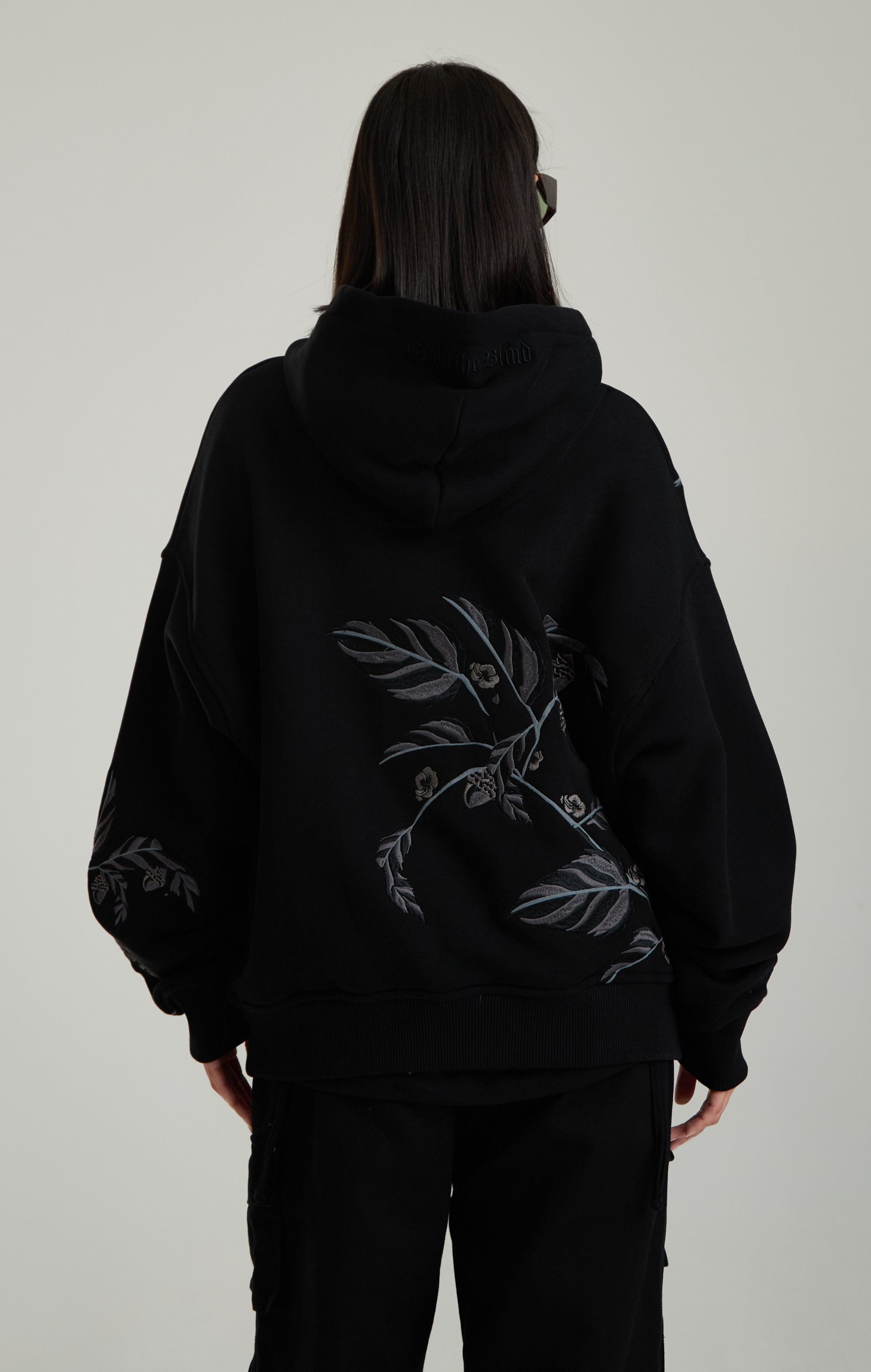 BLACK ACORN HOODIE