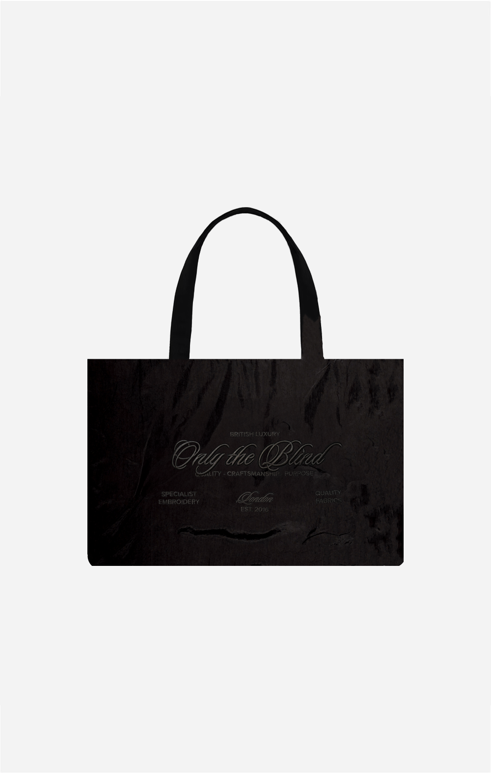 STUDIO TOTE BAG - BLACK - ONLY THE BLIND™