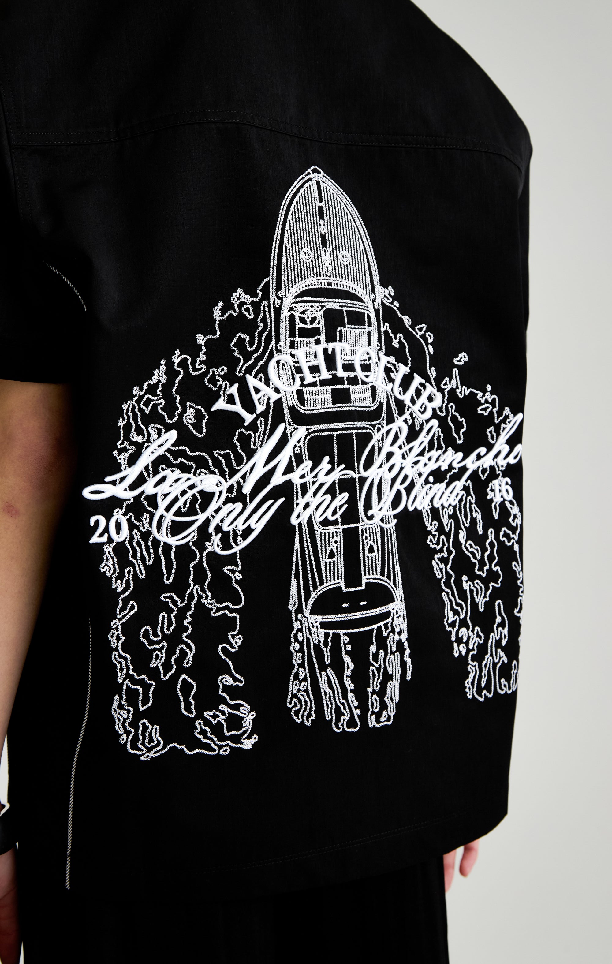 BLACK YACHT CLUB SHIRT